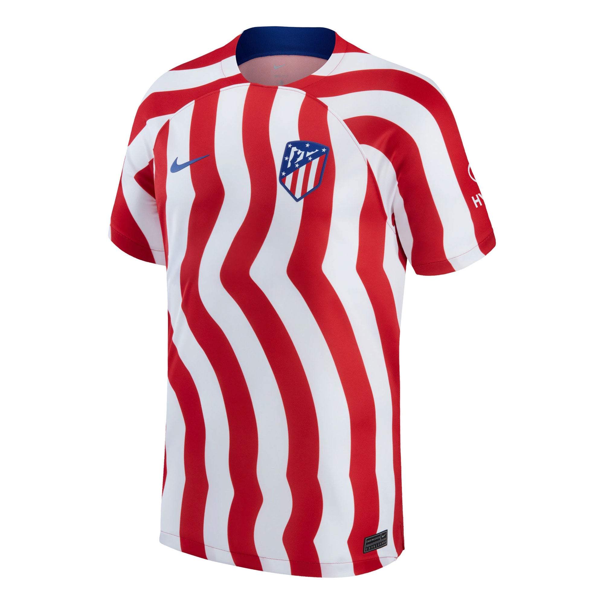 Nike Men's Atletico Madrid 2022/23 Home Jersey White/Red、mySite、noshort