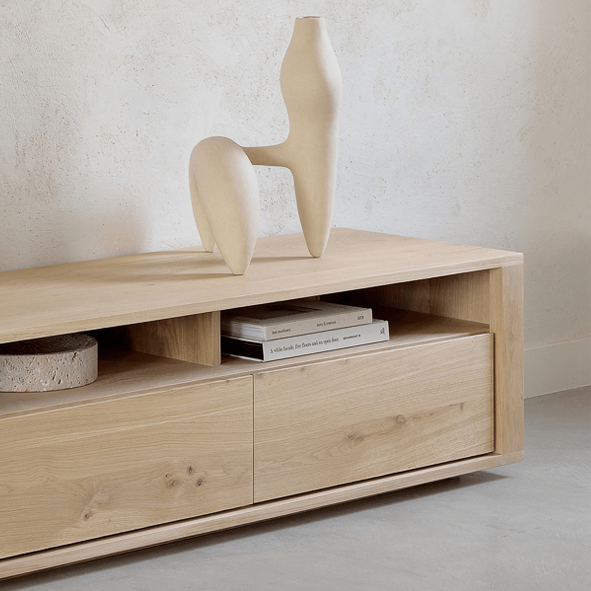 Open Shadow TV Cupboard by Ethnicraft、mySite、neckold