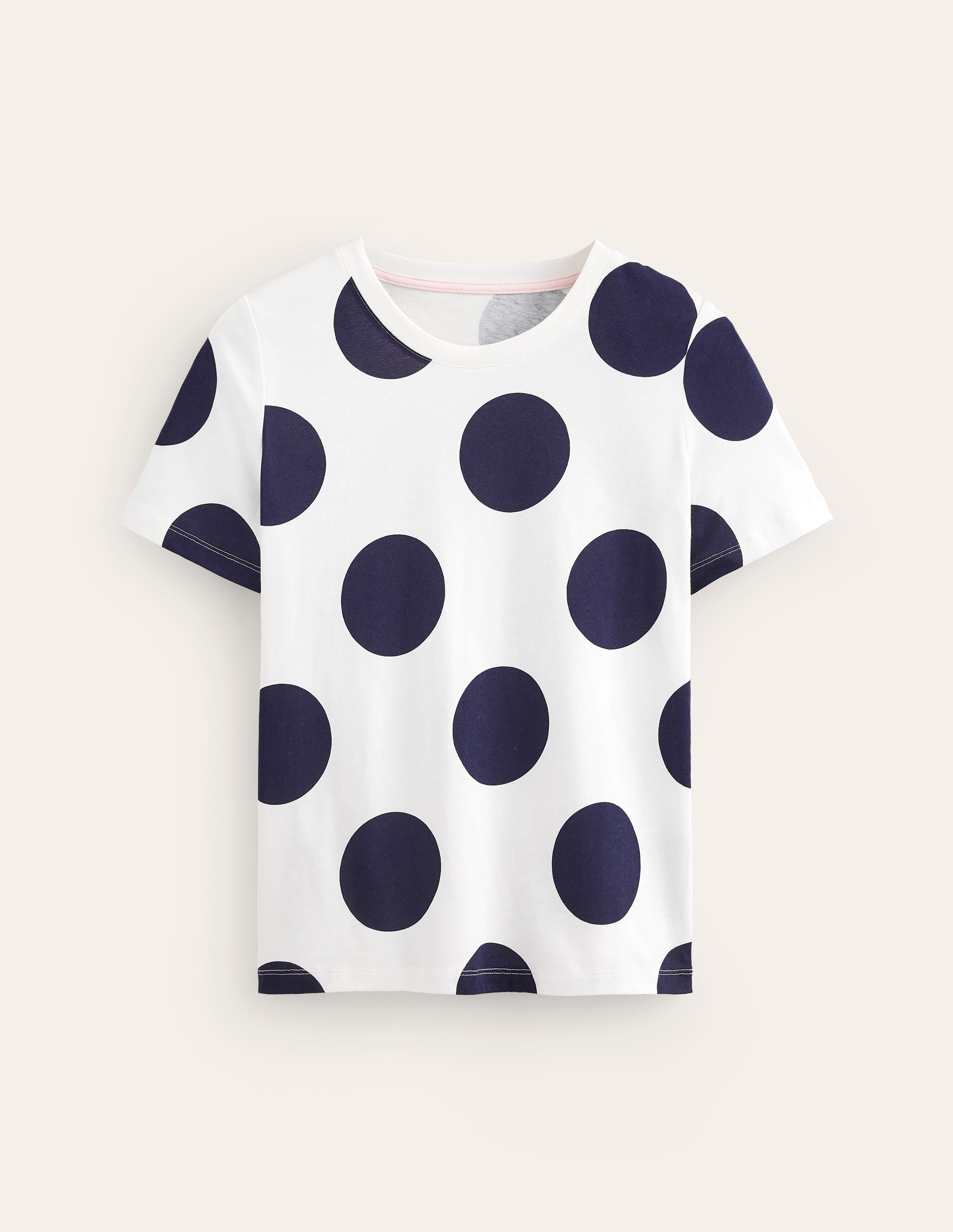  Rosa Printed T-Shirt-Ivory, Spots、mySite、ashleygrahame