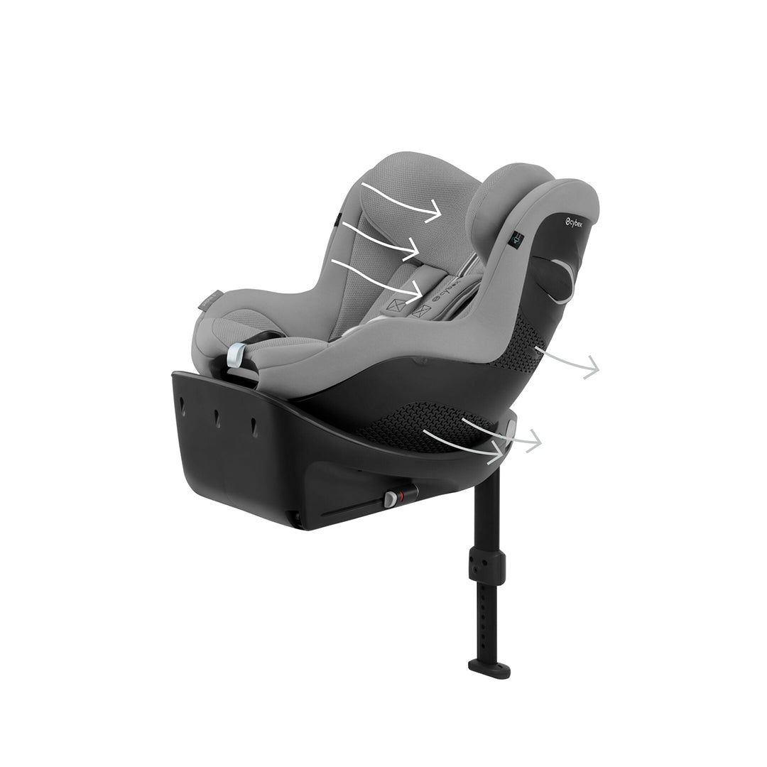  CYBEX Sirona Gi i-Size Plus Car Seat - Stone Grey、mySite、merchandisen