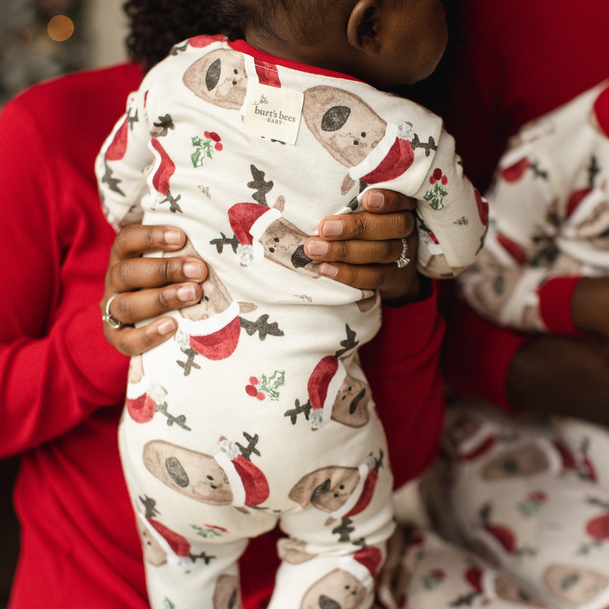 Guide My Sleigh Matching Organic Cotton Women's Pajamas、mySite、g9winljtr