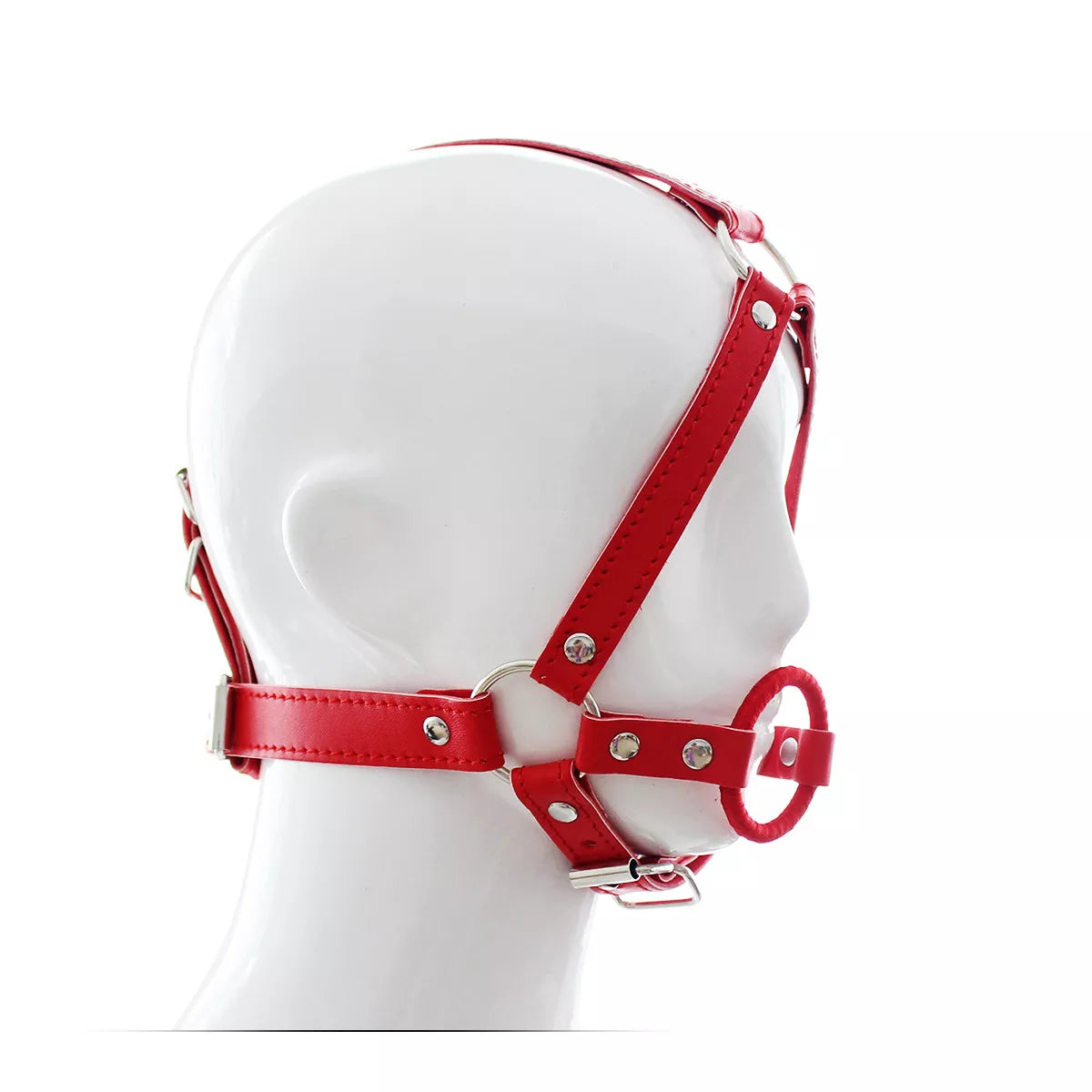 Head Harness Mouth Gag O-Ring Panel | Adjustable | Fetish | Unisex、mySite、bottomscart