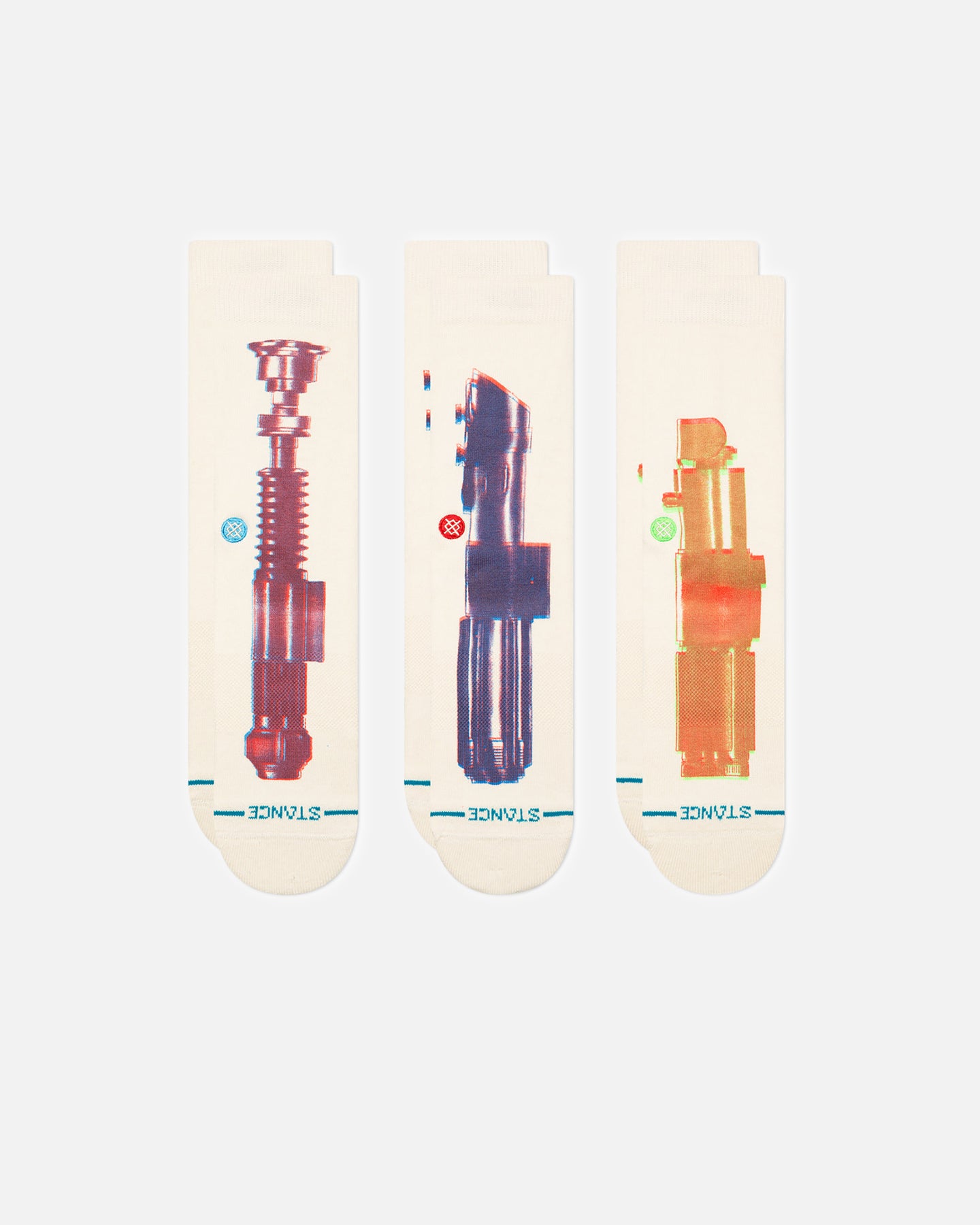 Stance X Star Wars Saber Crew Socks Box Set White、mySite、zt4zffjzw