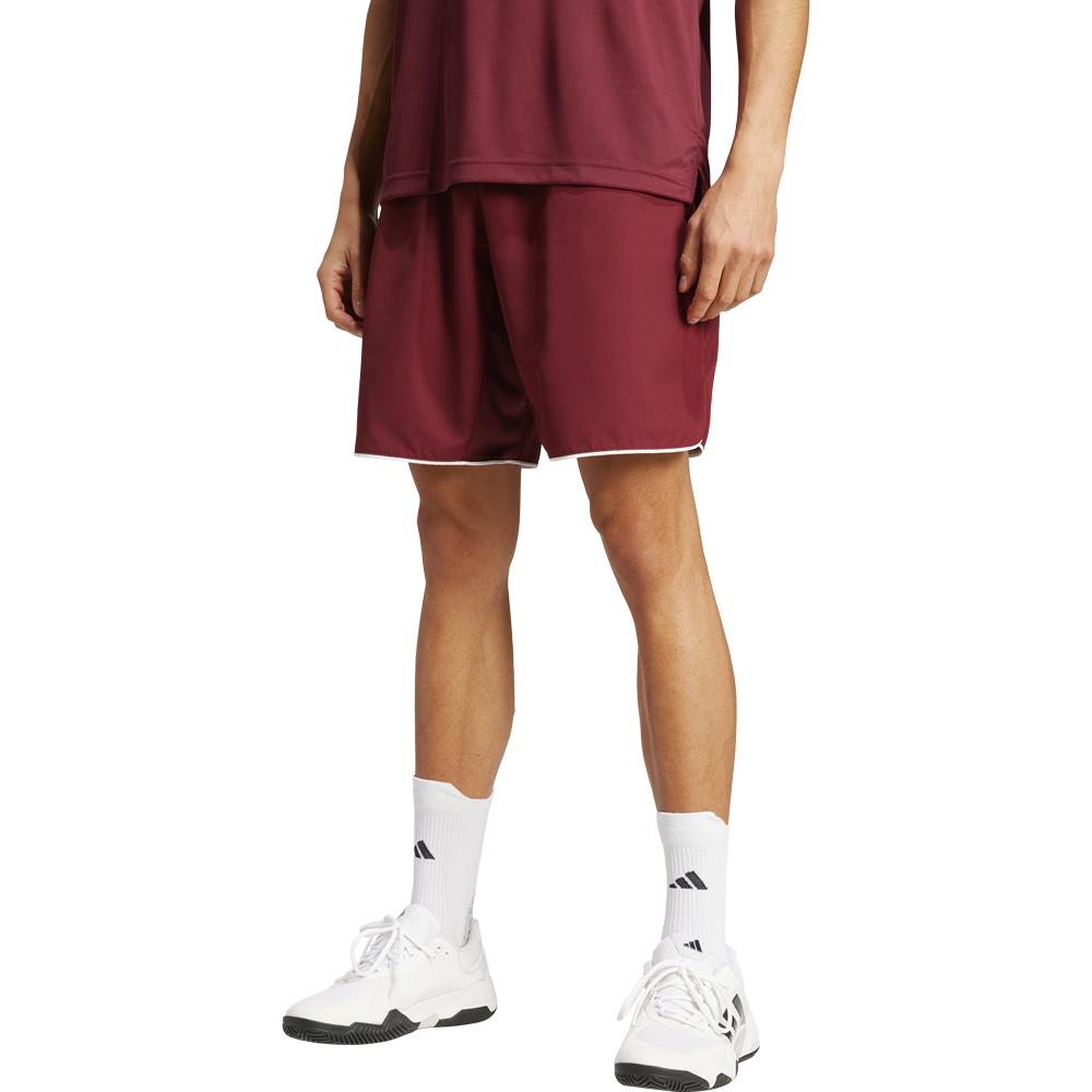 adidas Men's Club 7 Short - Shadow Red