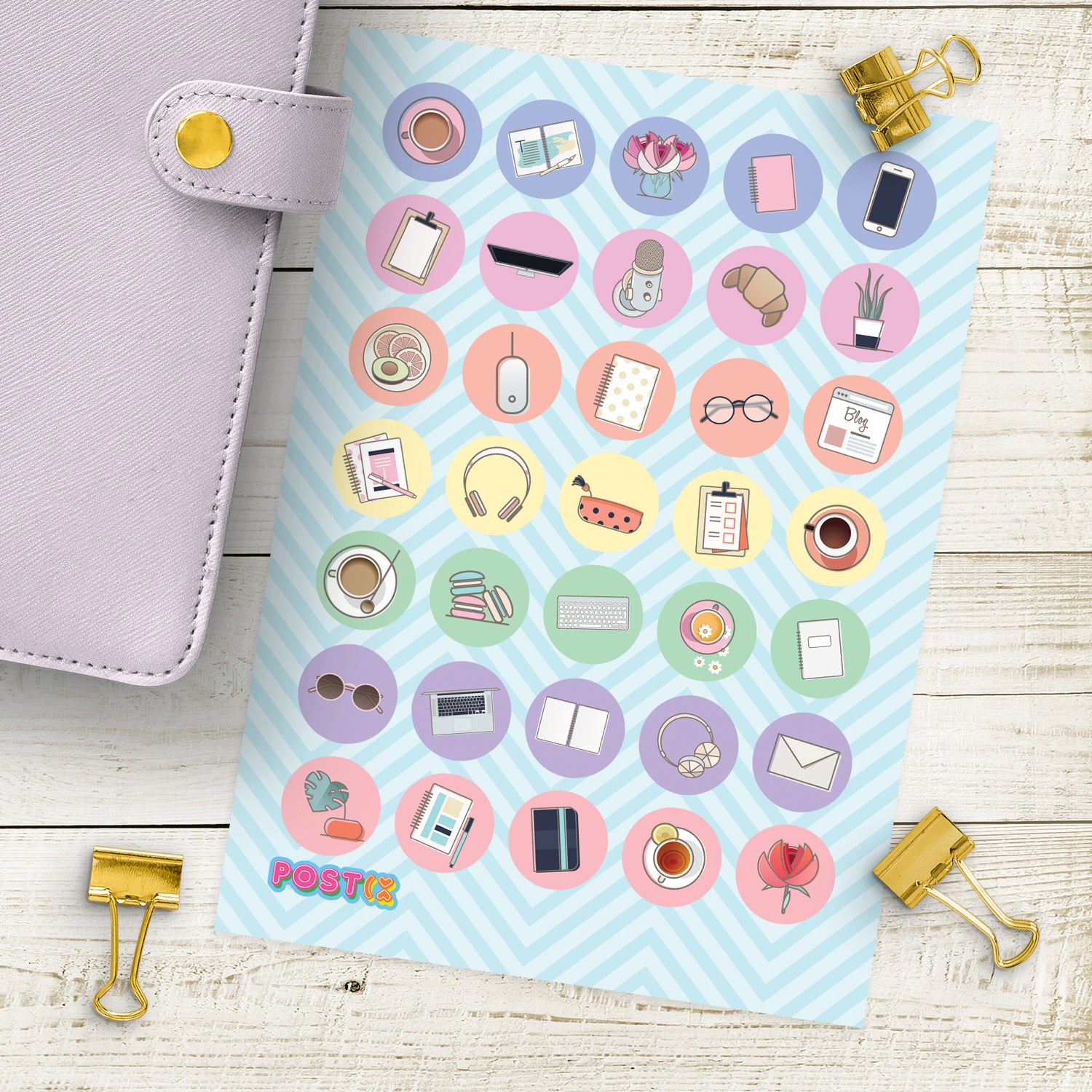  My Daily Diary Sticker Sheet、mySite、ghnorth