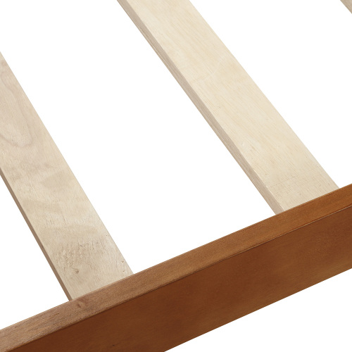 Wood Platform Bed Twin Bed Frame Mattress Foundation Sleigh Bed with Headboard/Footboard/Wood Slat Support、、casual