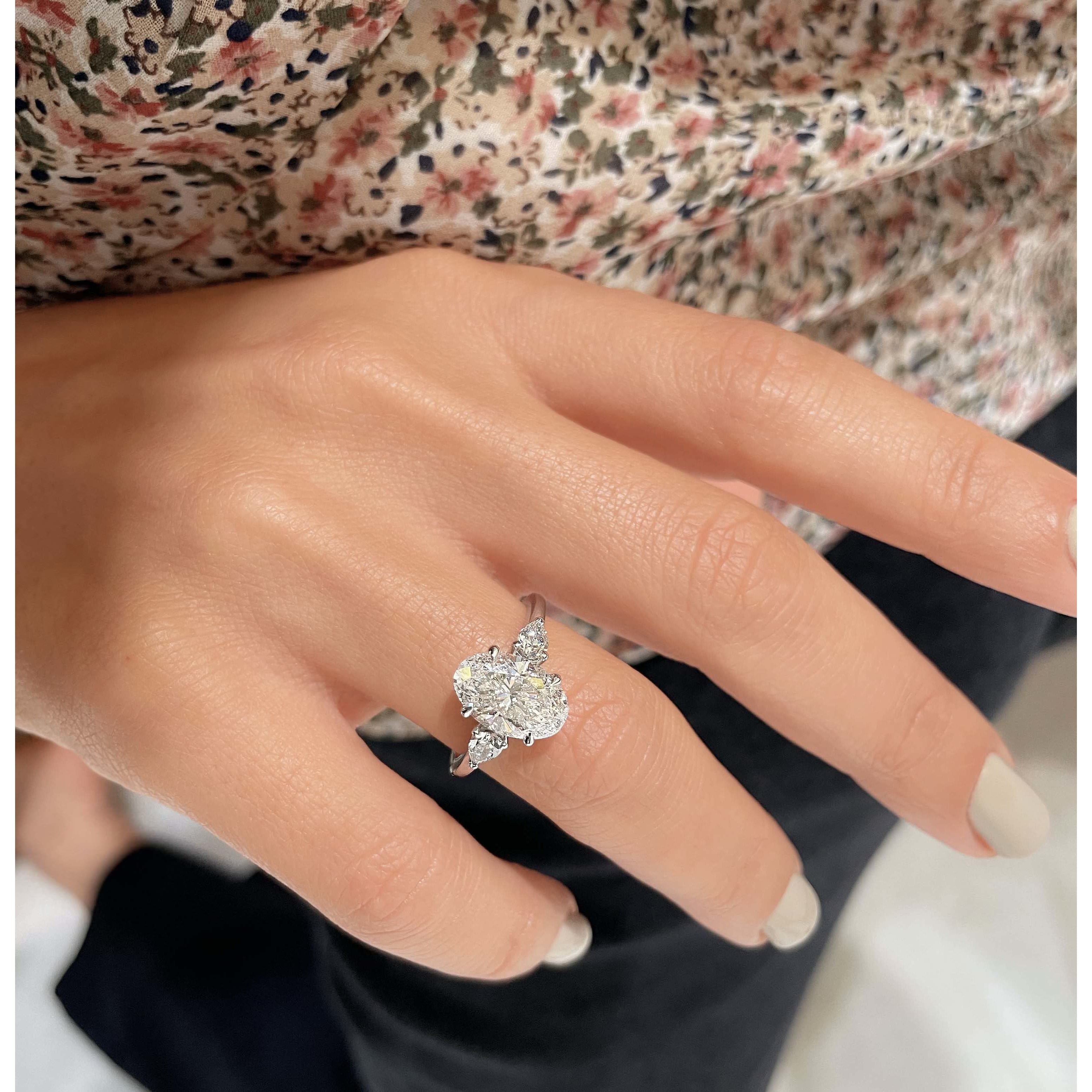 Kamala Diamond Engagement Ring -14K White Gold (RTS)、mySite、hinf8tx79