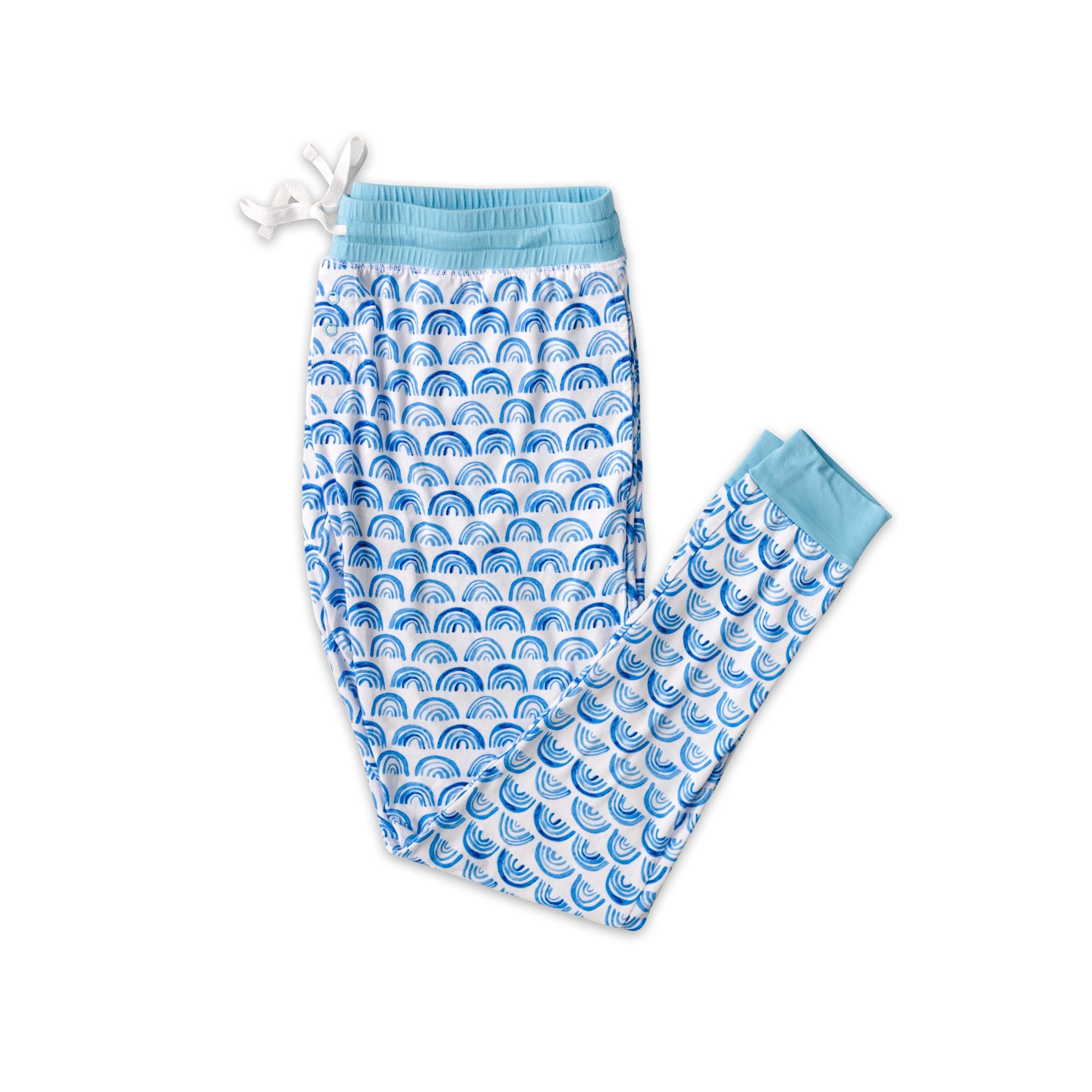  Blue Rainbows Women's Pajama Pants、mySite、layawaytickets