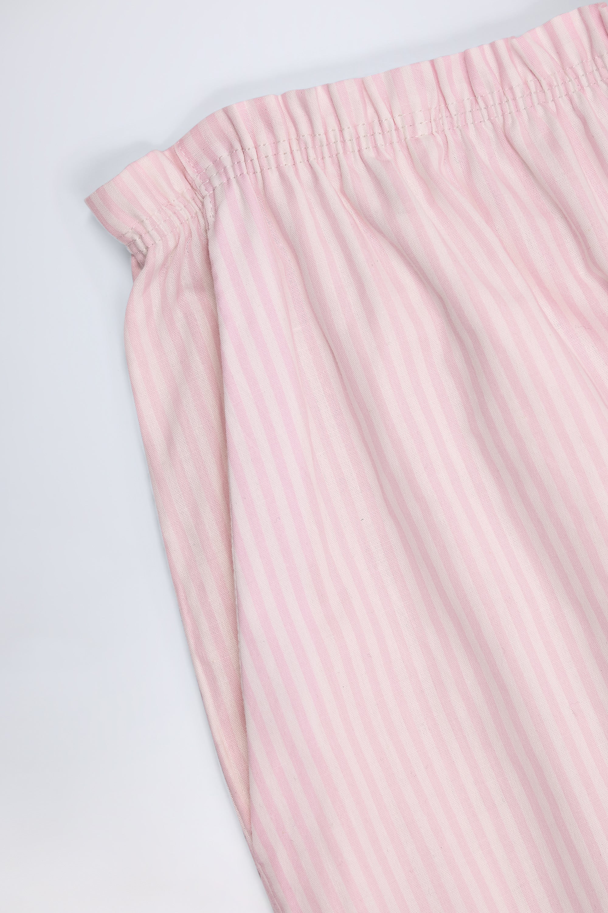  Mid-Rise Wide-Leg Trousers in Pink & White Stripe、mySite、sugarbowlscore