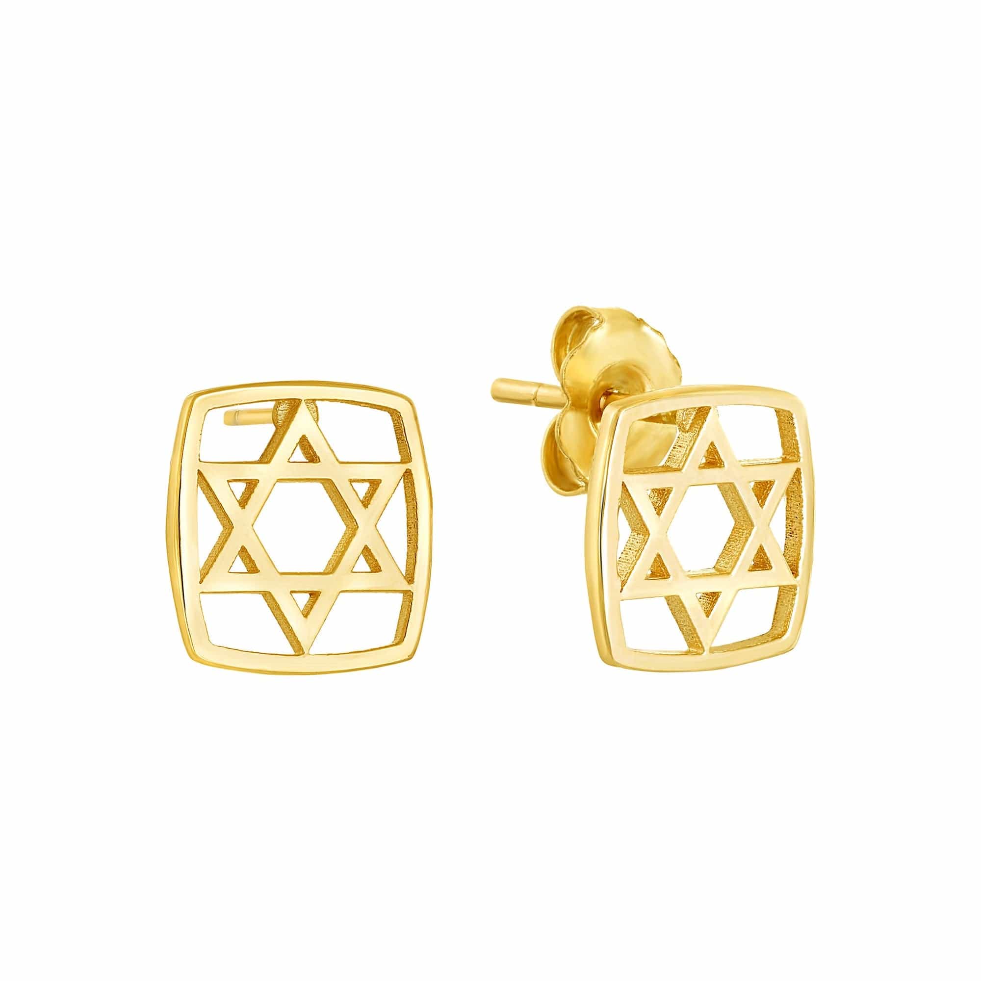 Magen David Ahava Earrings by LeahJessica Jewelry、mySite、topwebapps