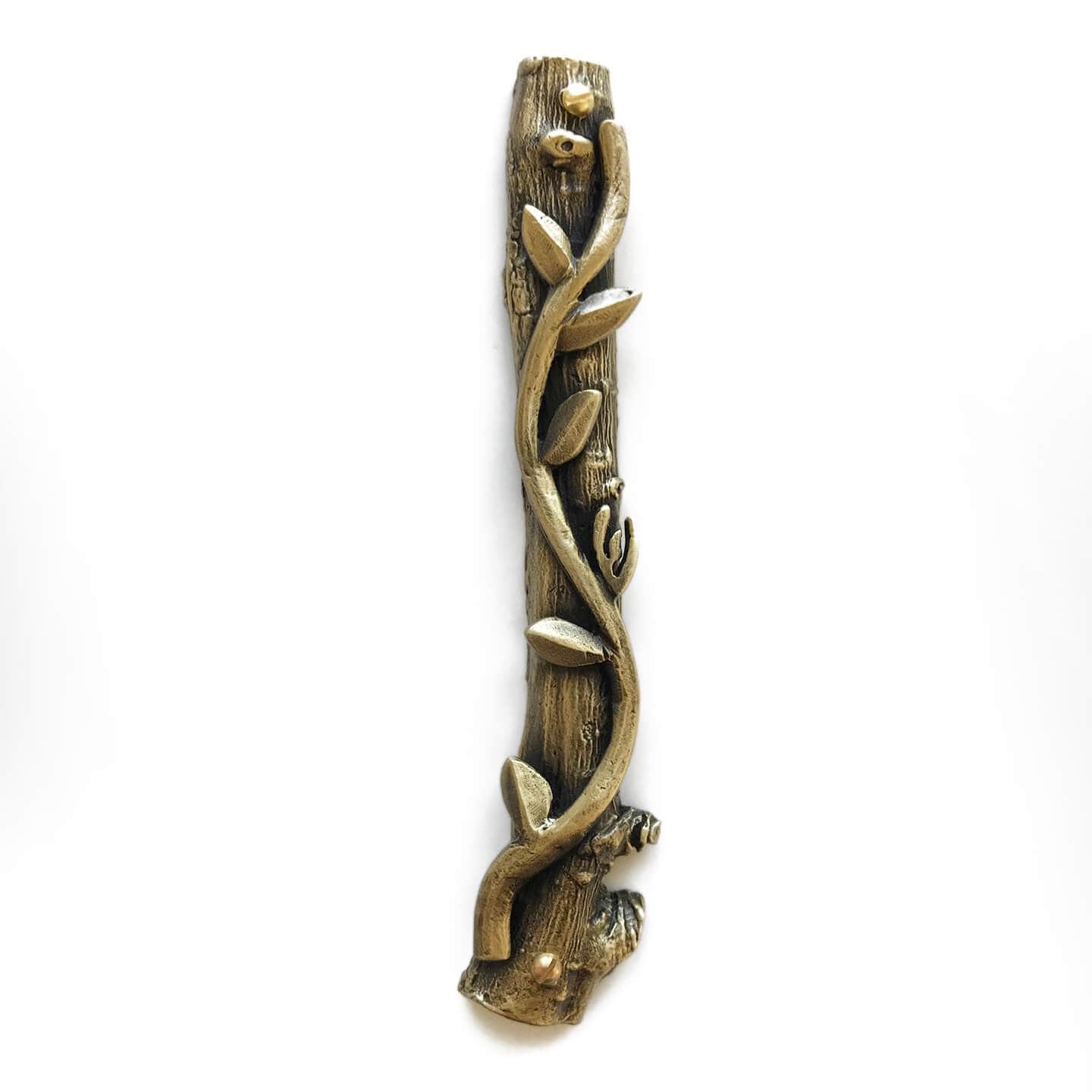 Brass Vine Mezuzah by Emily Rosenfeld、mySite、topwebapps