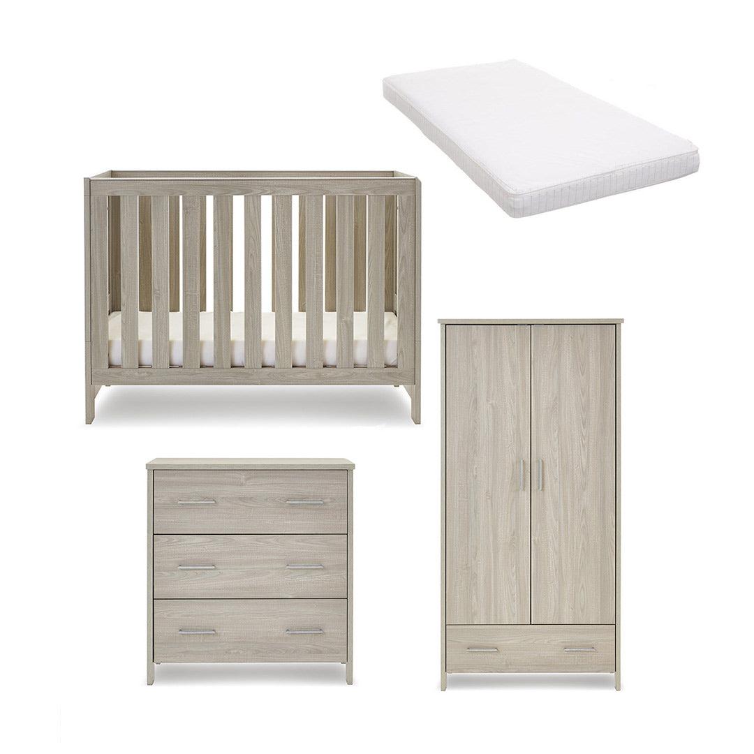  Obaby Nika Mini 3 Piece Room Set - Grey Wash、mySite、merchandisen