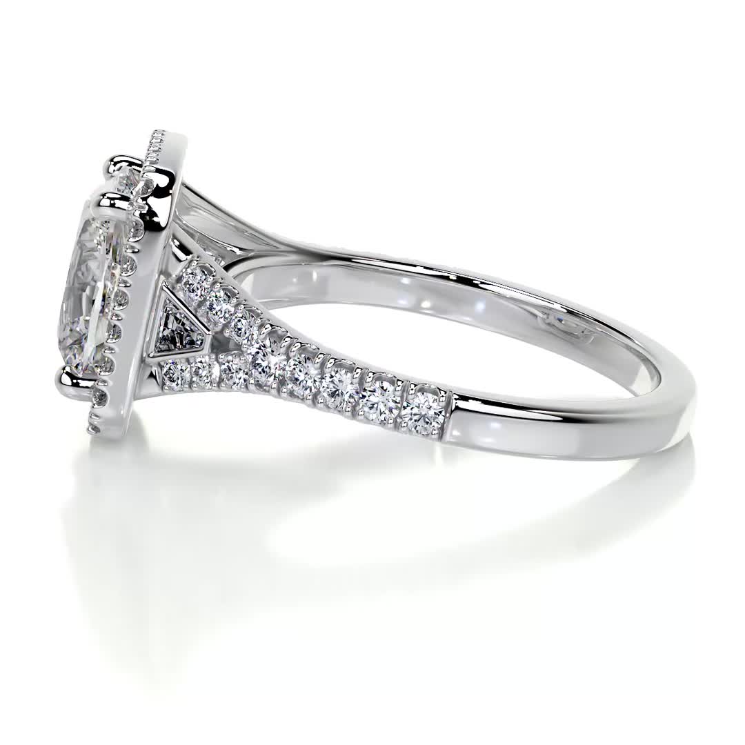 Lissete Diamond Engagement Ring -Platinum、mySite、hinf8tx79