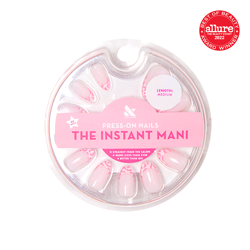 Pink Cheetah - Press-On | Medium | Almond - Part of Set、mySite、solidvoid