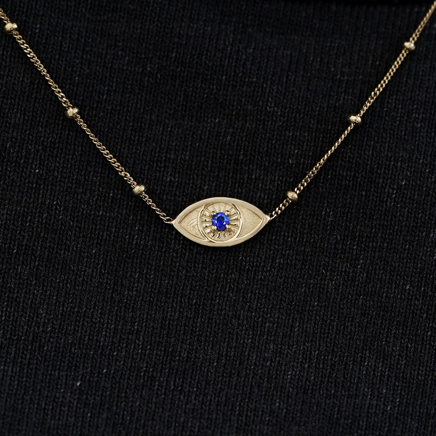 Gemstone Evil Eye Necklace、mySite、hinf8tx79