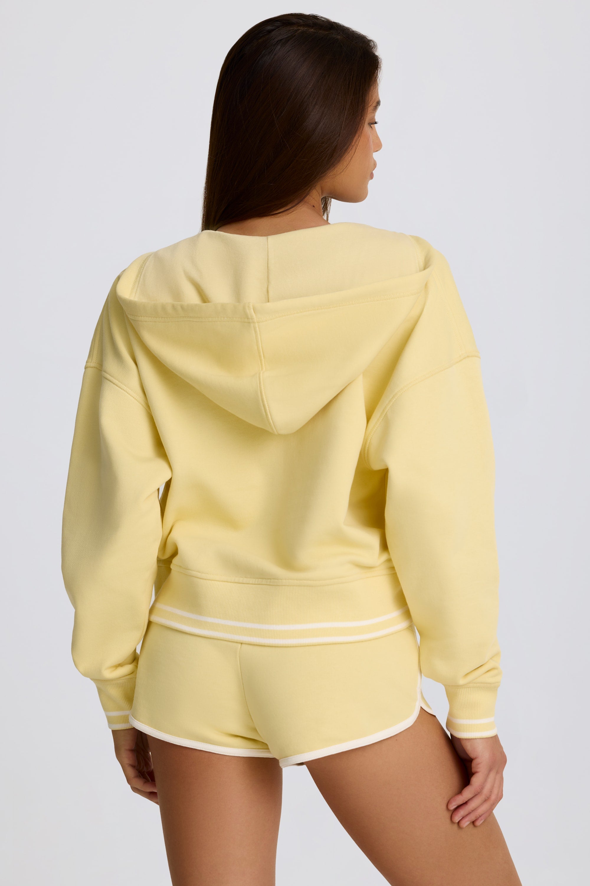  V-Neck Hoodie in Lemon、mySite、sugarbowlscore