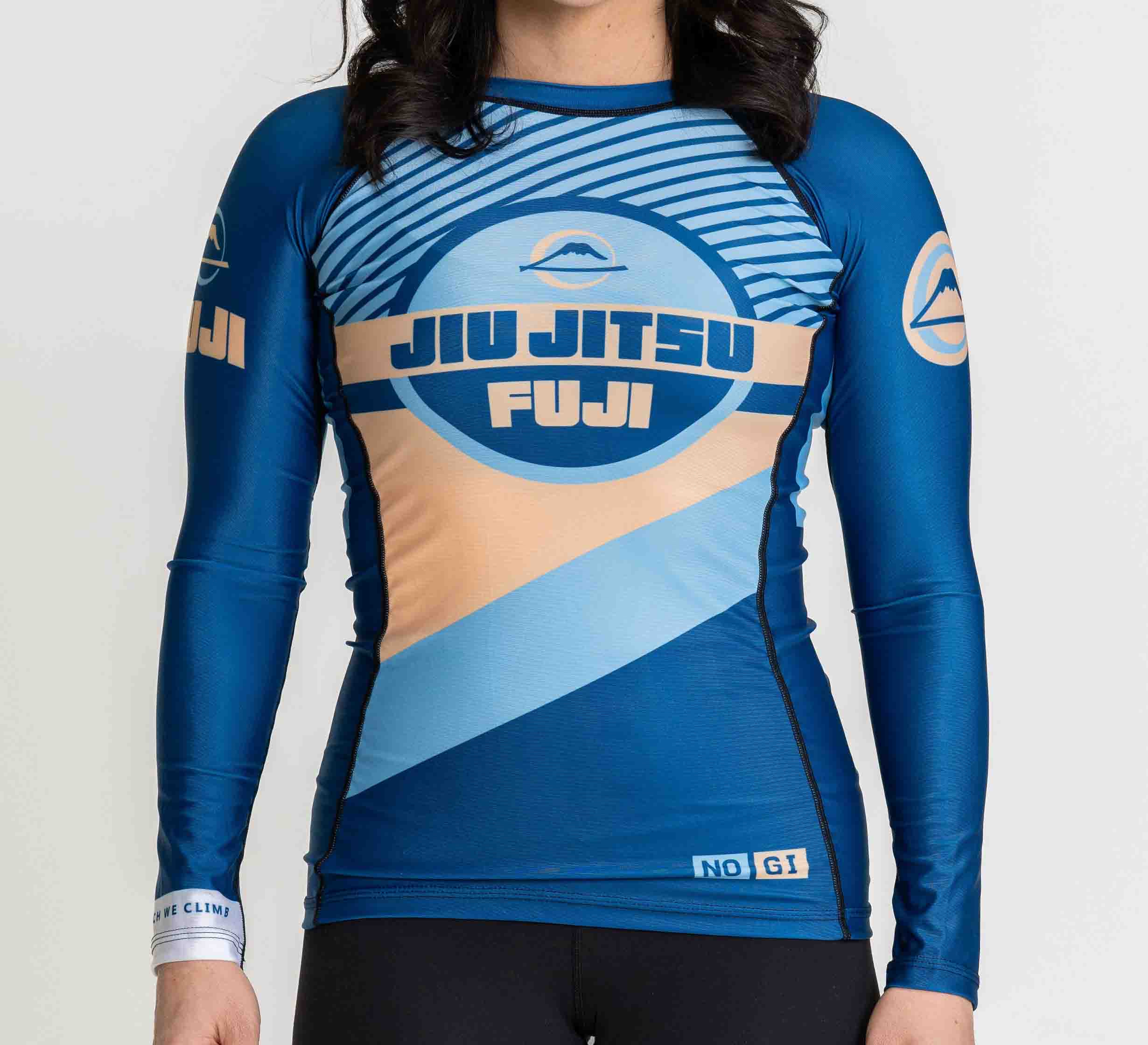 Womens Pacer Flex Lite Long Sleeve Rashguard Blue/Gold、mySite、gigharbornorthrealestate