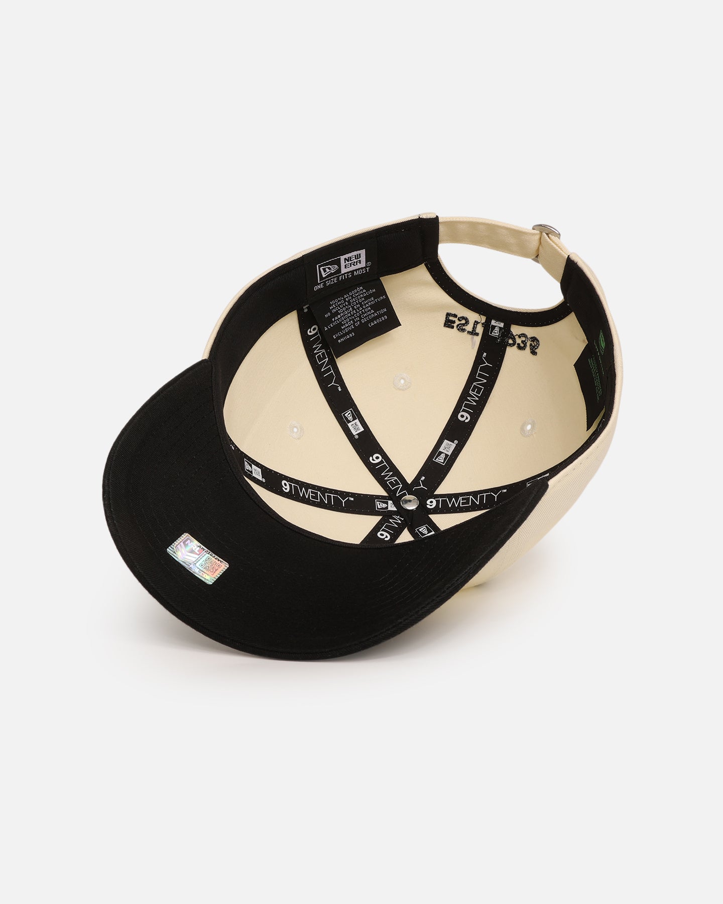 New Era Canterbury-Bankstown Bulldogs 'NRL Two Tone' 9TWENTY Strapback Chrome White/Black、mySite、zt4zffjzw