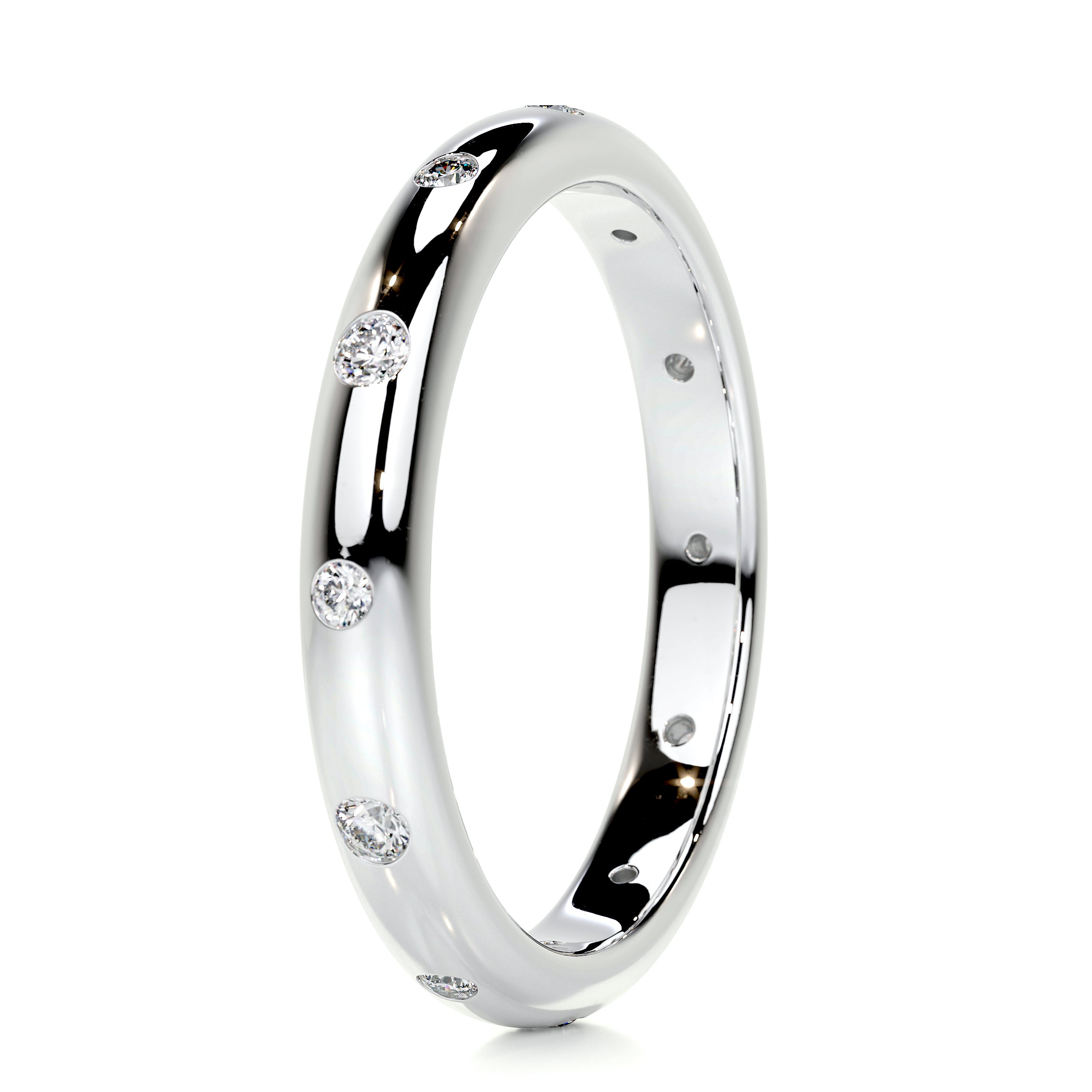 Zara Diamond Wedding Ring (0.18 Carat) -18K White Gold、mySite、hinf8tx79
