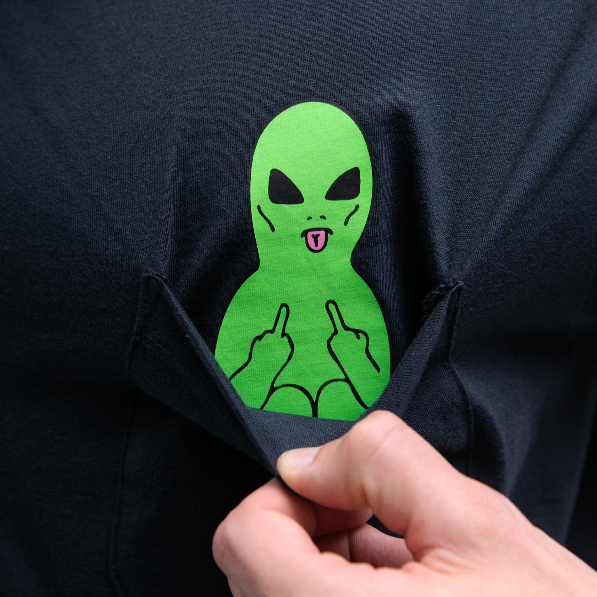  Lord Alien Pocket Tee (Navy)、mySite、merchandisen