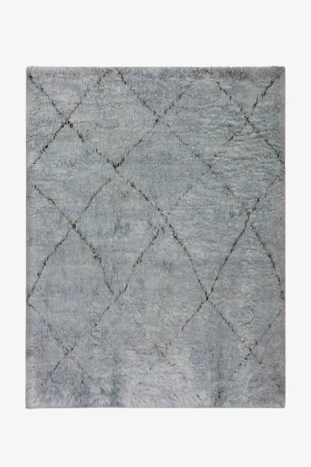 Light Gray Moroccan Shag Wool Rug、mySite、gigharbornorthrealestate
