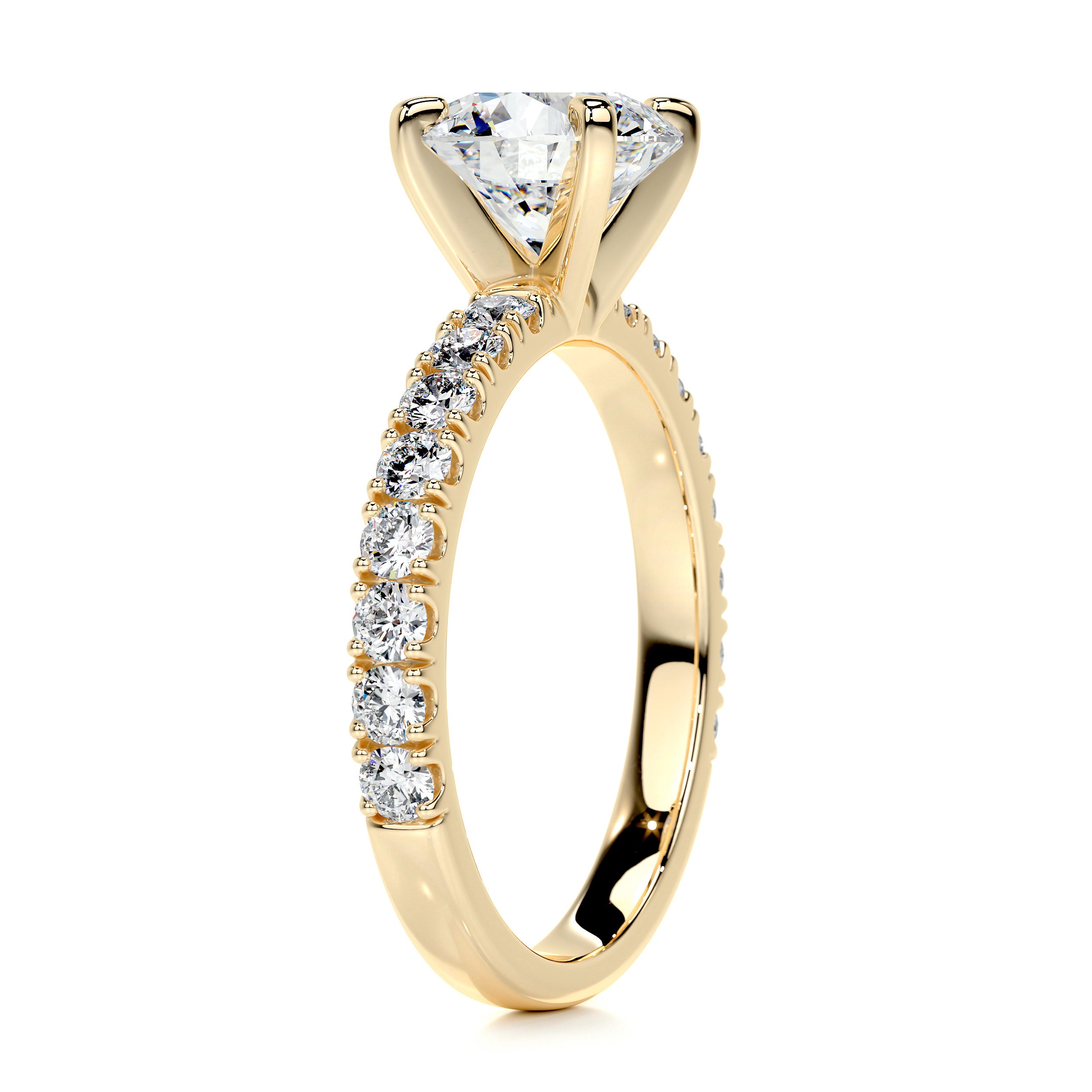 Alison Diamond Engagement Ring -18K Yellow Gold、mySite、hinf8tx79