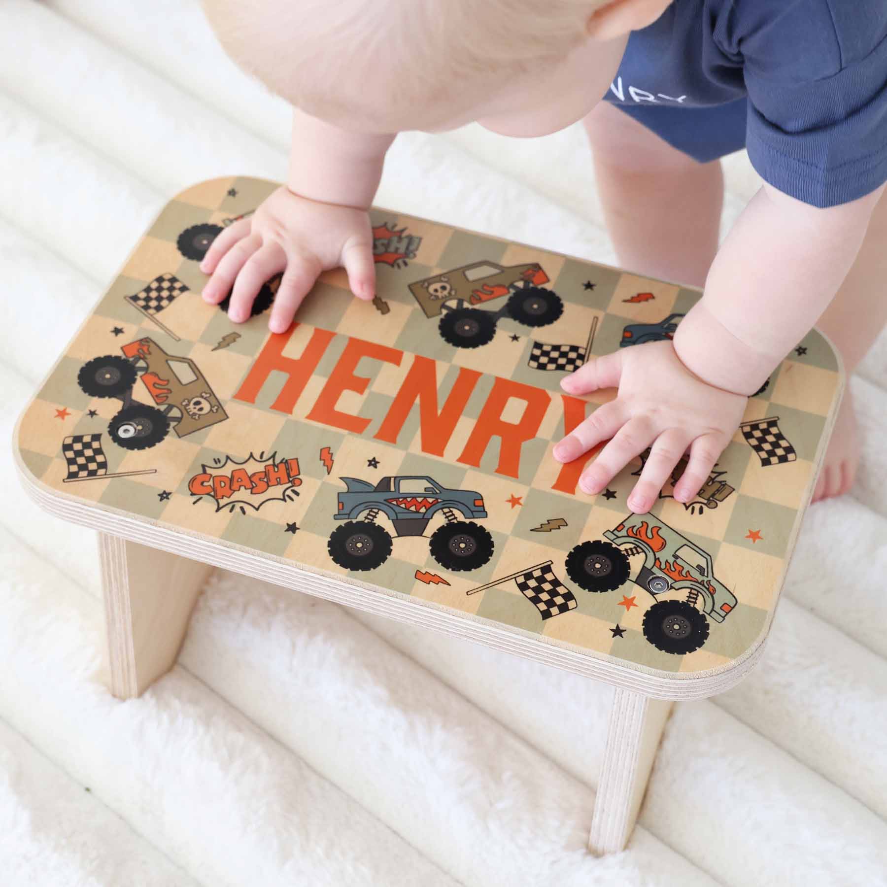 Kids Personalized Step Stool | Big Wheelin'、mySite、layawaytickets