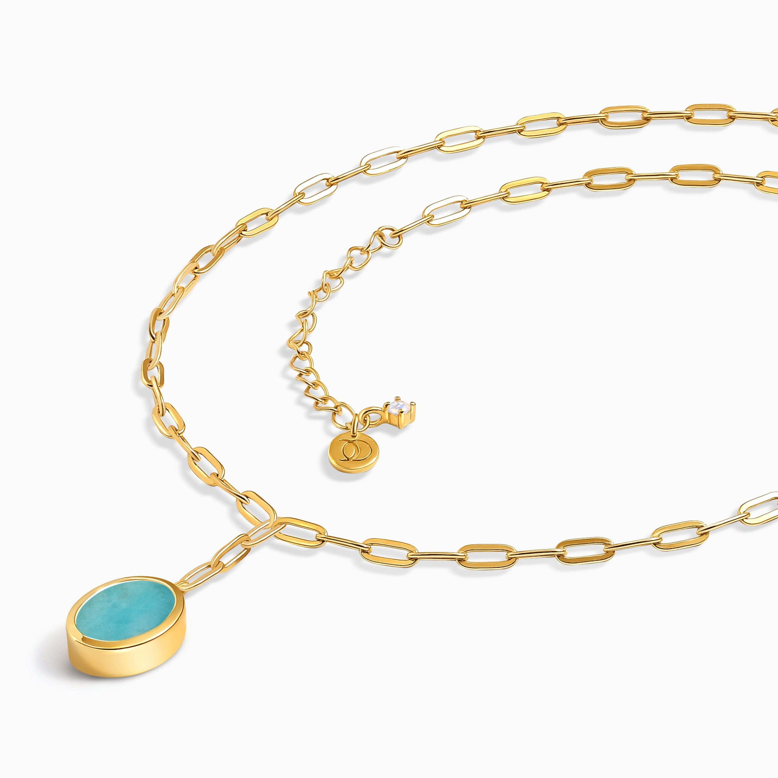 Amazonite Widelink Necklace - Enfolded Abundance、mySite、hinf8tx79