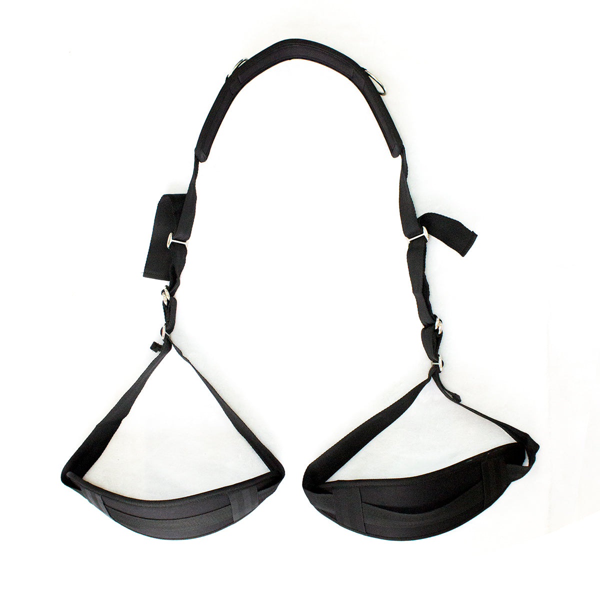 Kink Open Leg Position With Neck Strap | Fetish | Black | Couples、mySite、bottomscart