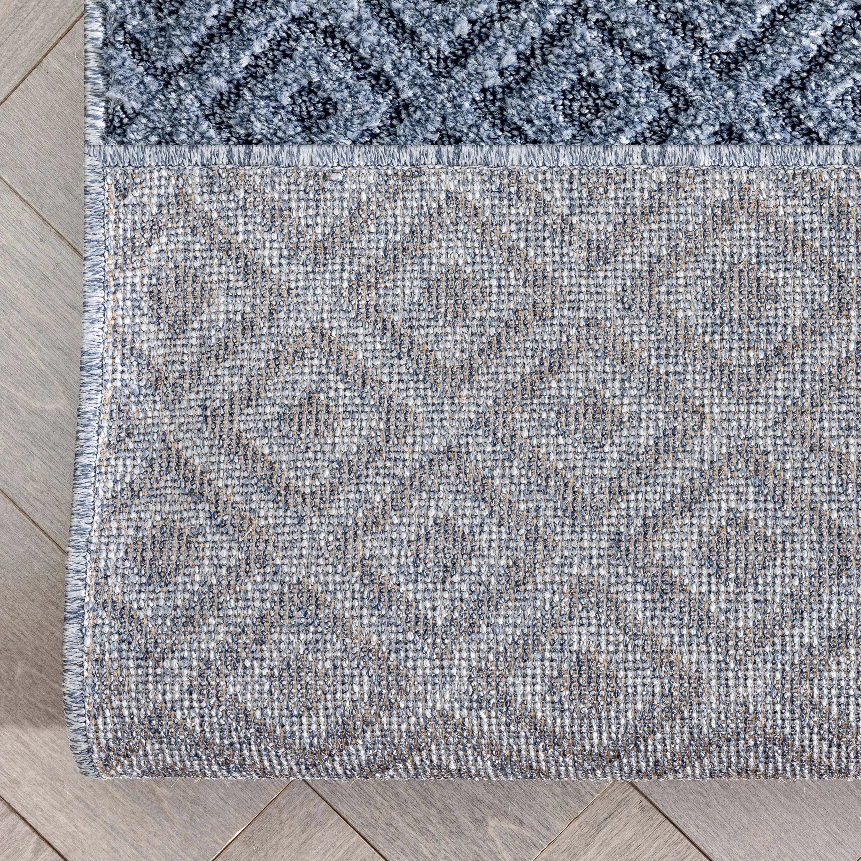 Custom Size Runner Pia Tribal Geometric Diamond Pattern Light Blue Choose Your Width x Choose Your Length Hallway Runner Rug、mySite、gigharbornorthrealestate