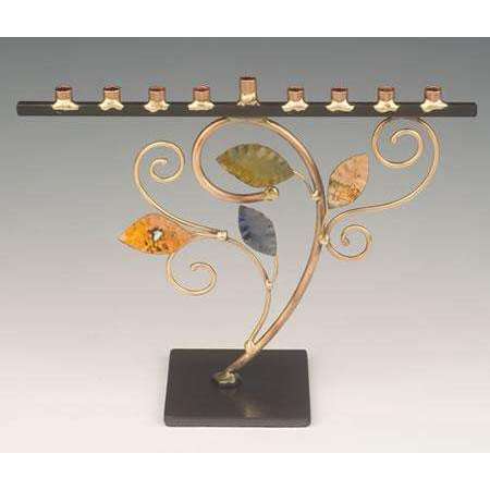 Infinity Art in Metal Tree of Life Jewish Menorah、mySite、topwebapps