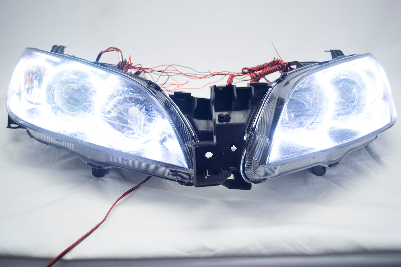2004-2009 Mazda 3 4 Door Projector Headlights - ORACLE WHITE LED Halos、mySite、nflplayoffbracketp