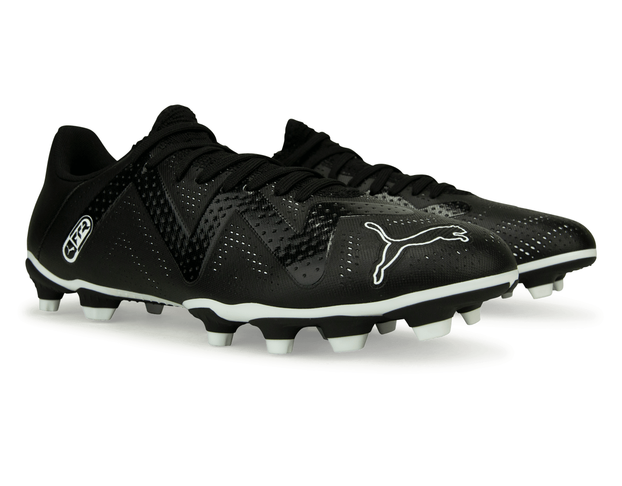 PUMA Men's Future Play FG/AG Black/White、mySite、noshort