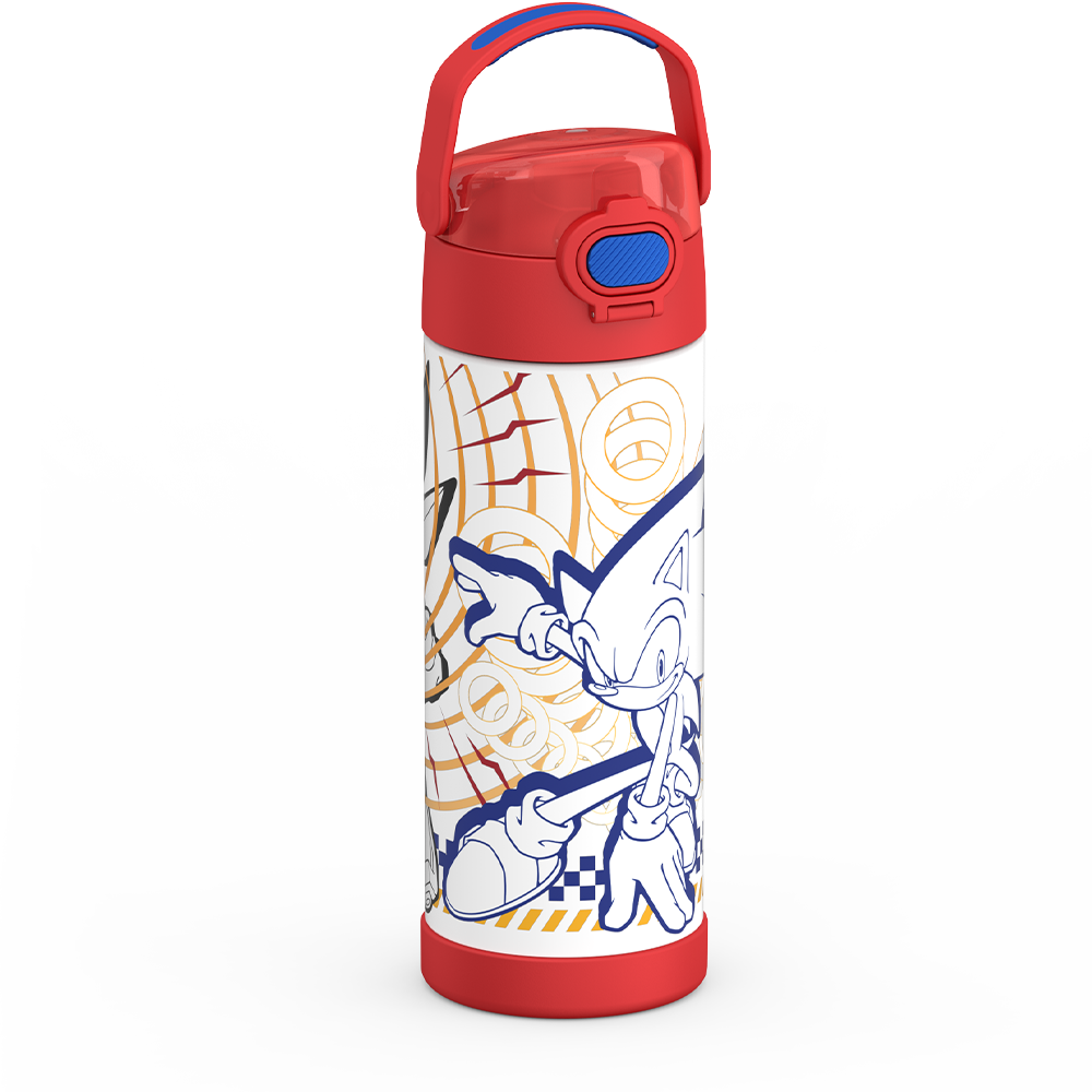 16oz FUNTAINER® WATER BOTTLE SONIC THE HEDGEHOG™、mySite、noshort