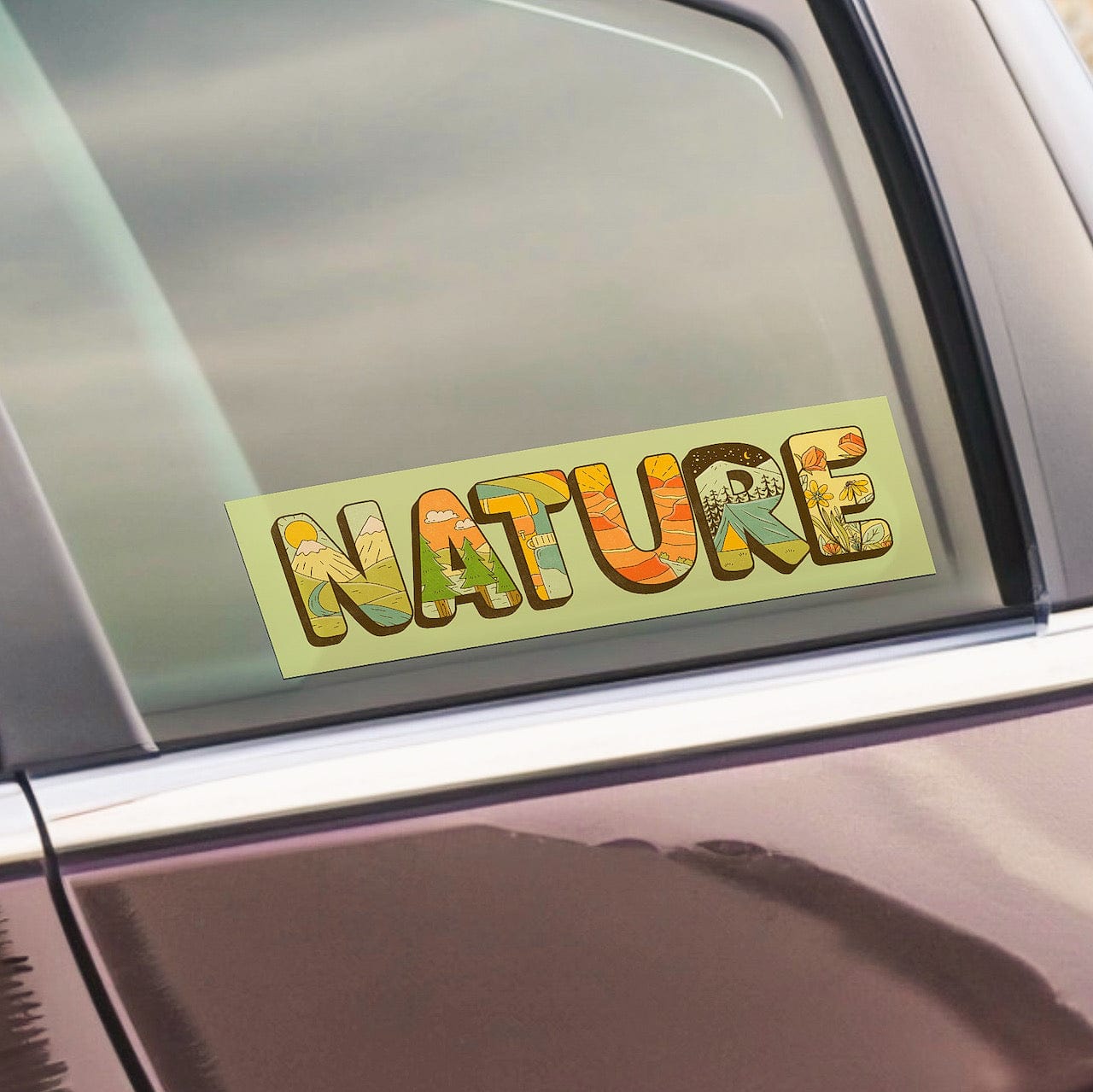  Nature Sticker - Large Size 10 x 3、mySite、ghnorth