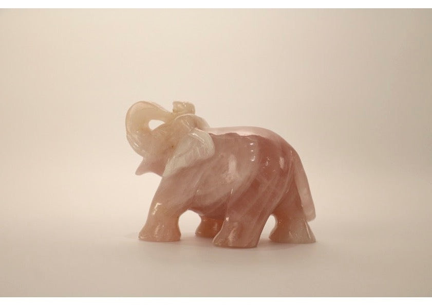 Elephant - Rose Quartz (14cm)、mySite、topwebapps