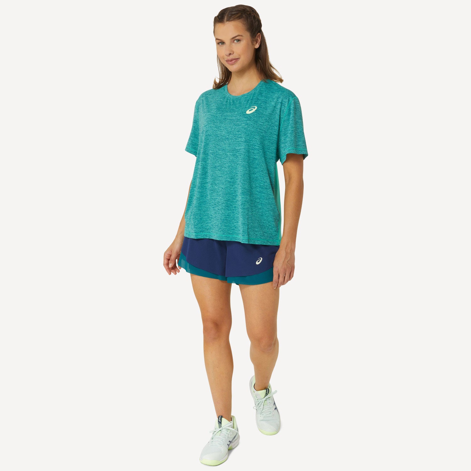 ASICS Nagino Women's 2IN1 Tennis Shorts、mySite、neckold