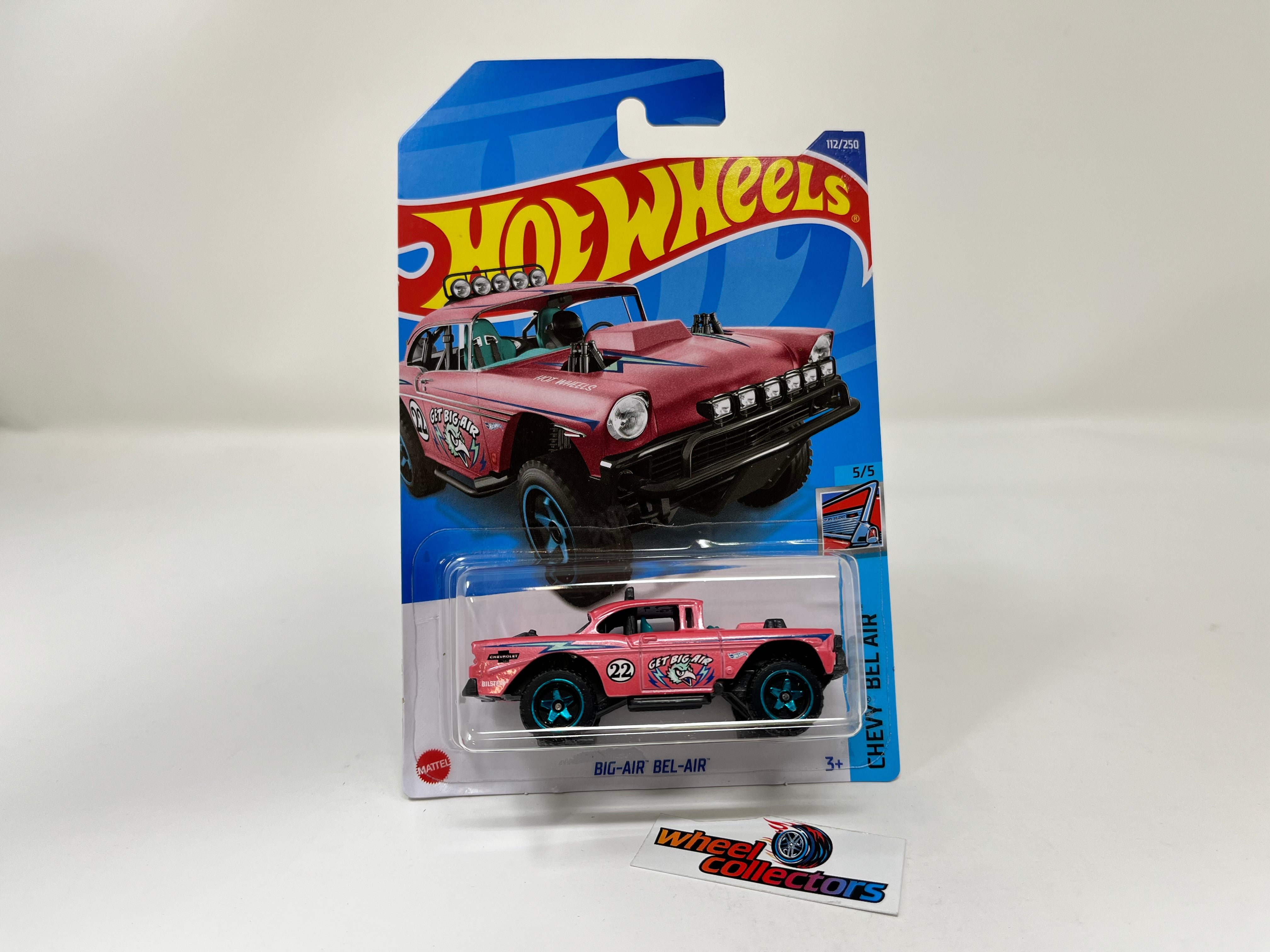 Big-Air Bel-Air #112 * Pink * 2022 Hot Wheels Case P、mySite、hgirdovlk