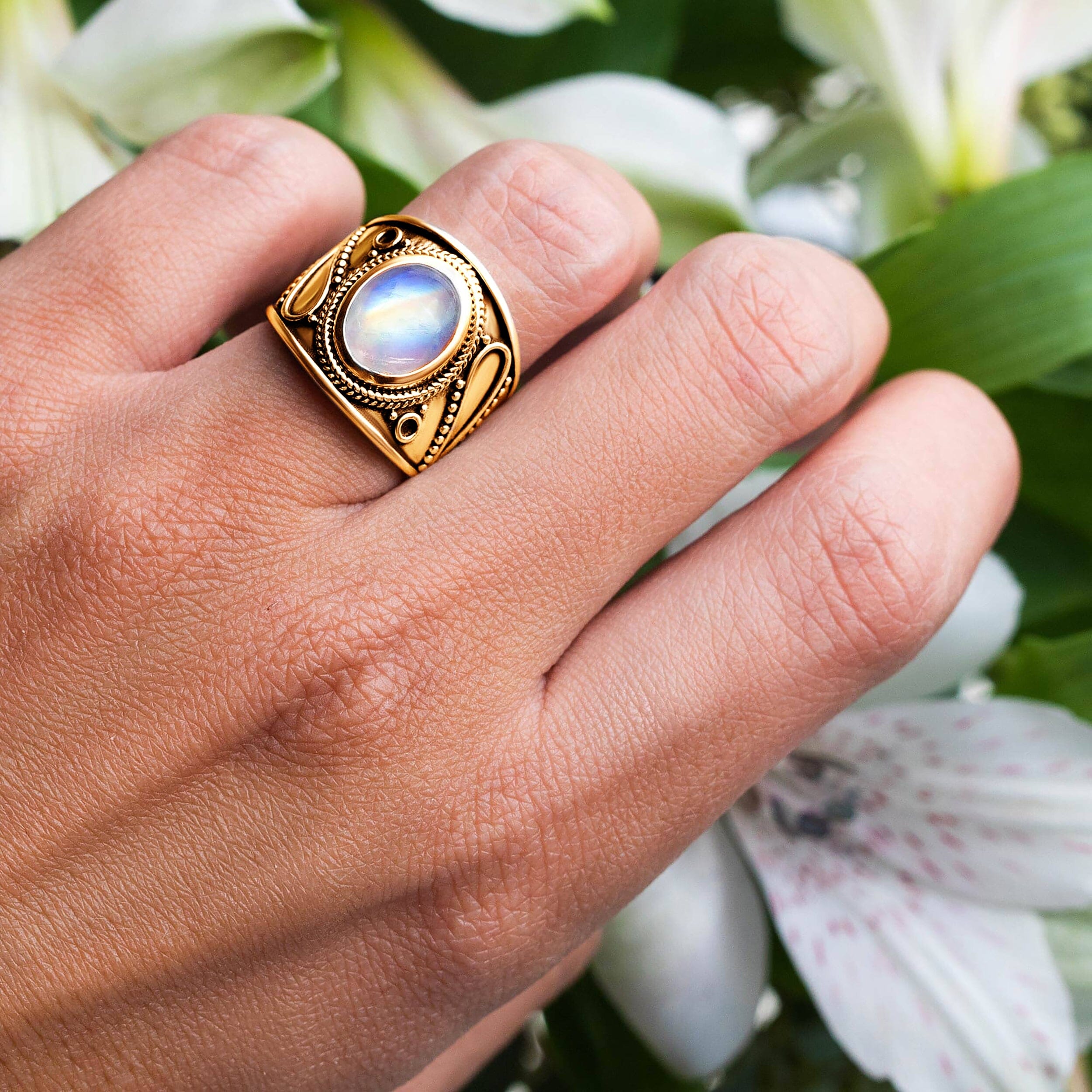 Moonstone Ring - Cosmic Love、mySite、hinf8tx79