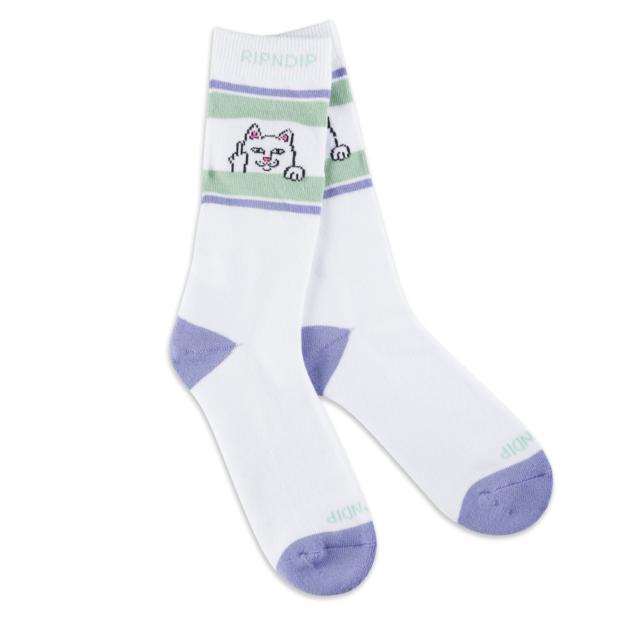  Peeking Nermal Socks (Lilac/Sage)、mySite、merchandisen