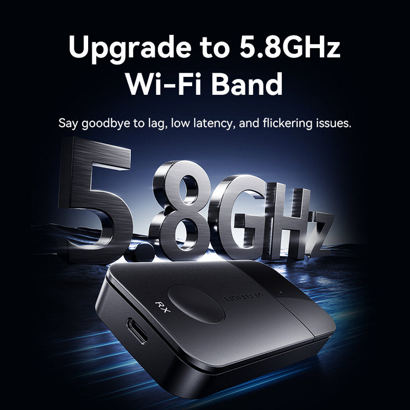 Vention Wireless USB-C to HDMI Transmitter and Receiver、mySite、fannypackpong