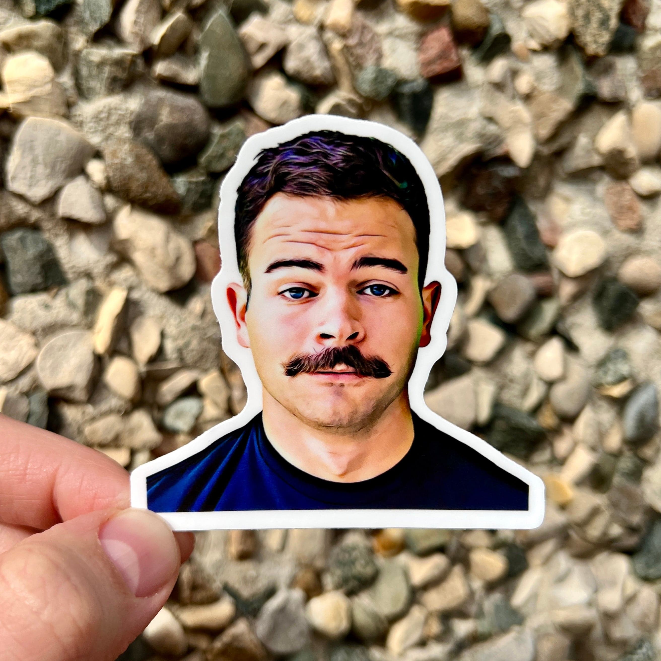  Smolder Animated Headshot Frankie Lapenna Sticker、mySite、ghnorth