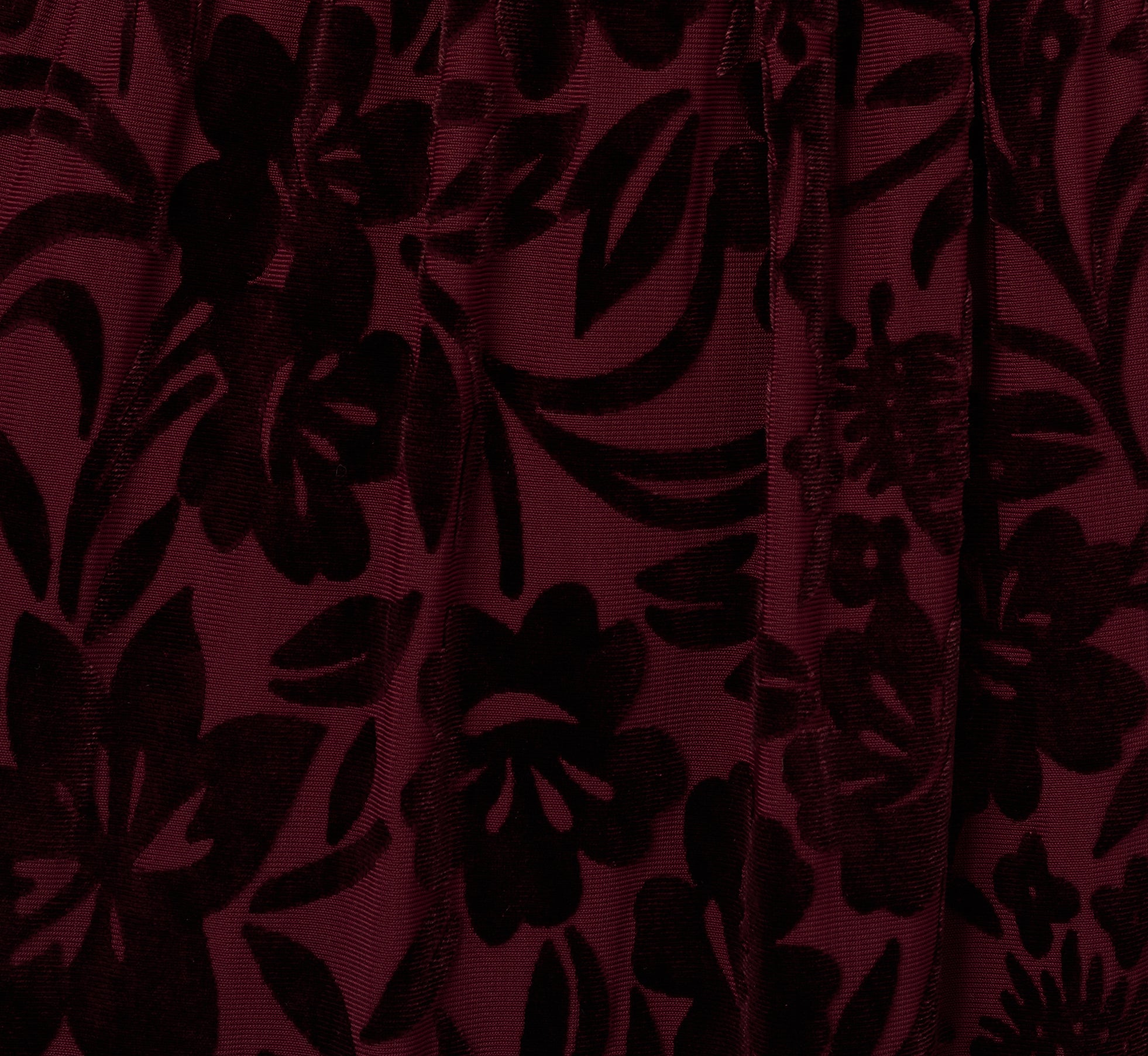 Burnout Velvet Maxi Dress In Burgundy、mySite、solidvoid