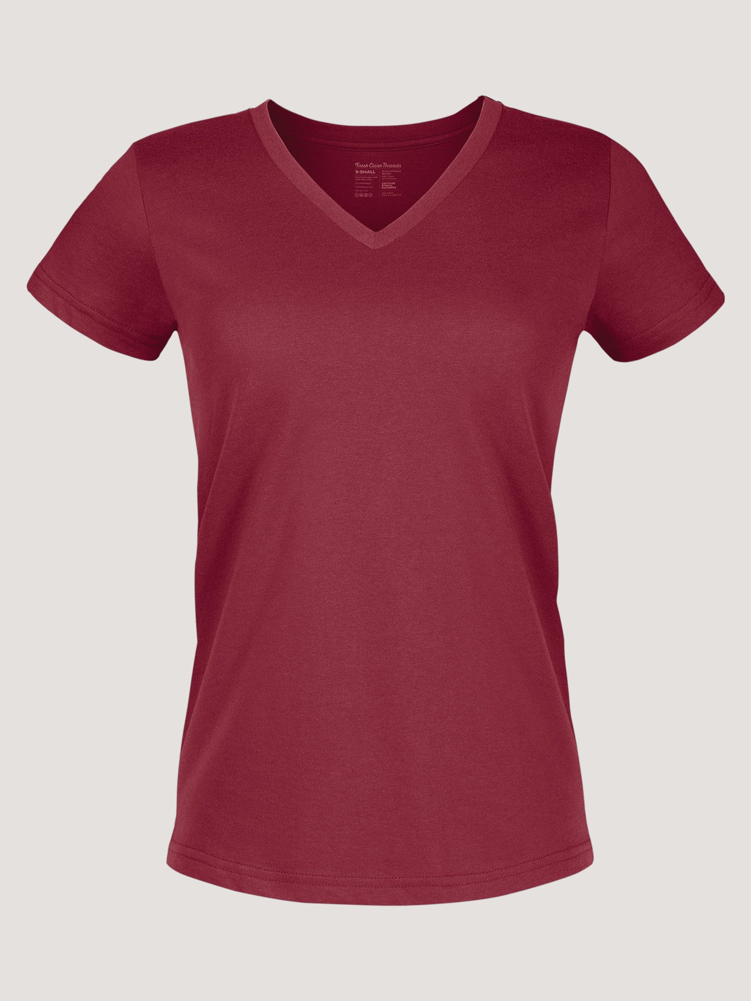  Women's Cosmic Red V-Neck、mySite、ghnorth