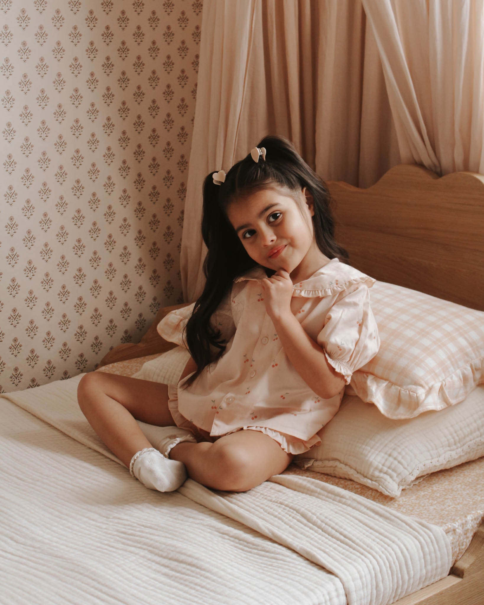  Delilah Pajama Set || Cherries、mySite、layawaytickets