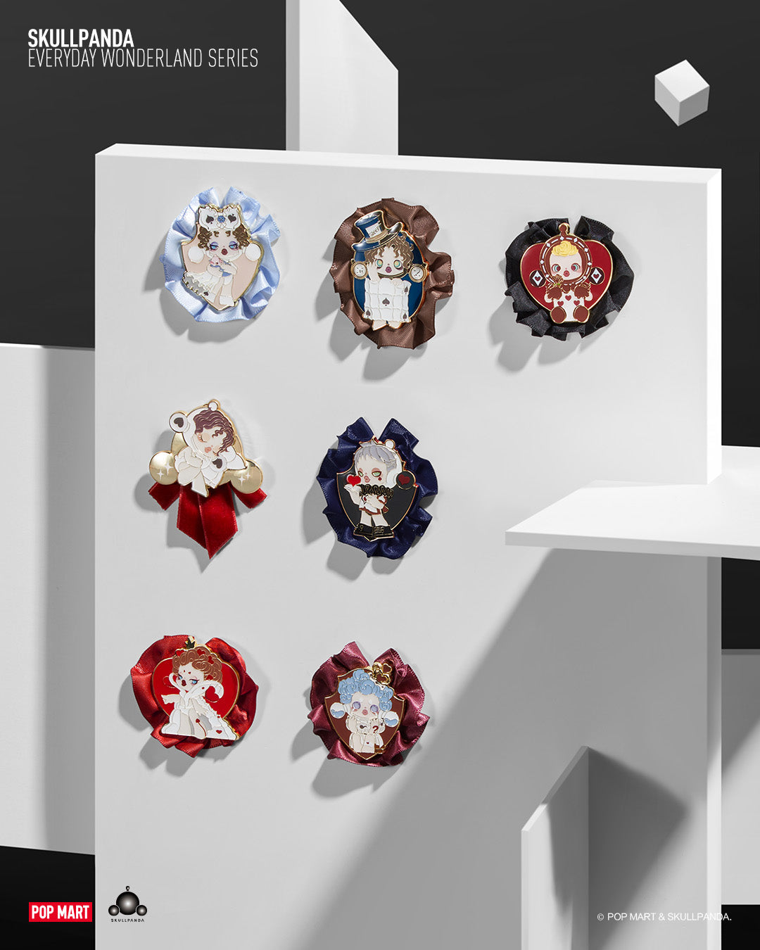  POP MART SKULLPANDA Everyday Wonderland Series - Badge Blind Box、mySite、greenlandpopulation