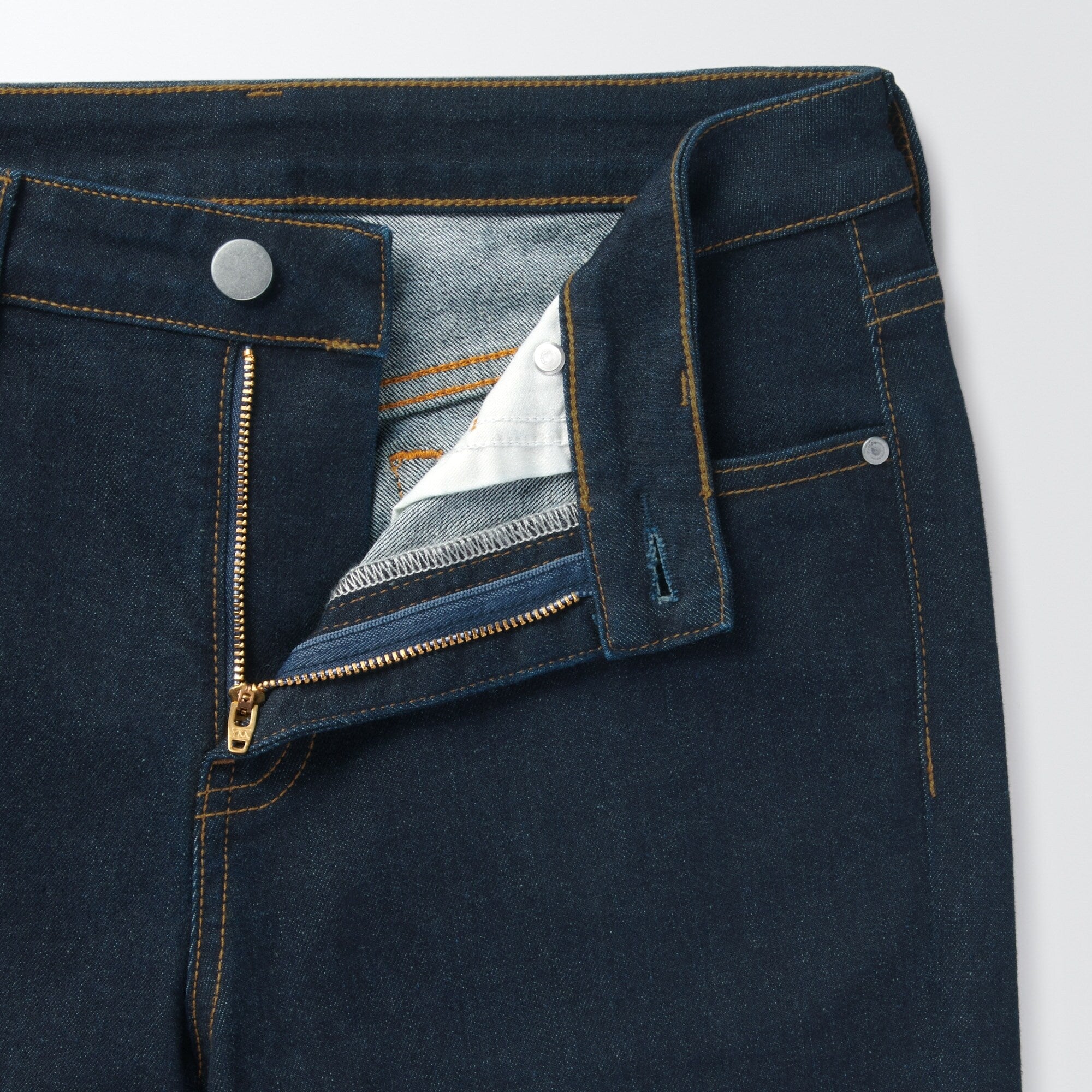  Women's Super Stretch Denim Skinny Pants Dark Navy (L 30 / 76 cm)、mySite、sugarbowlscore