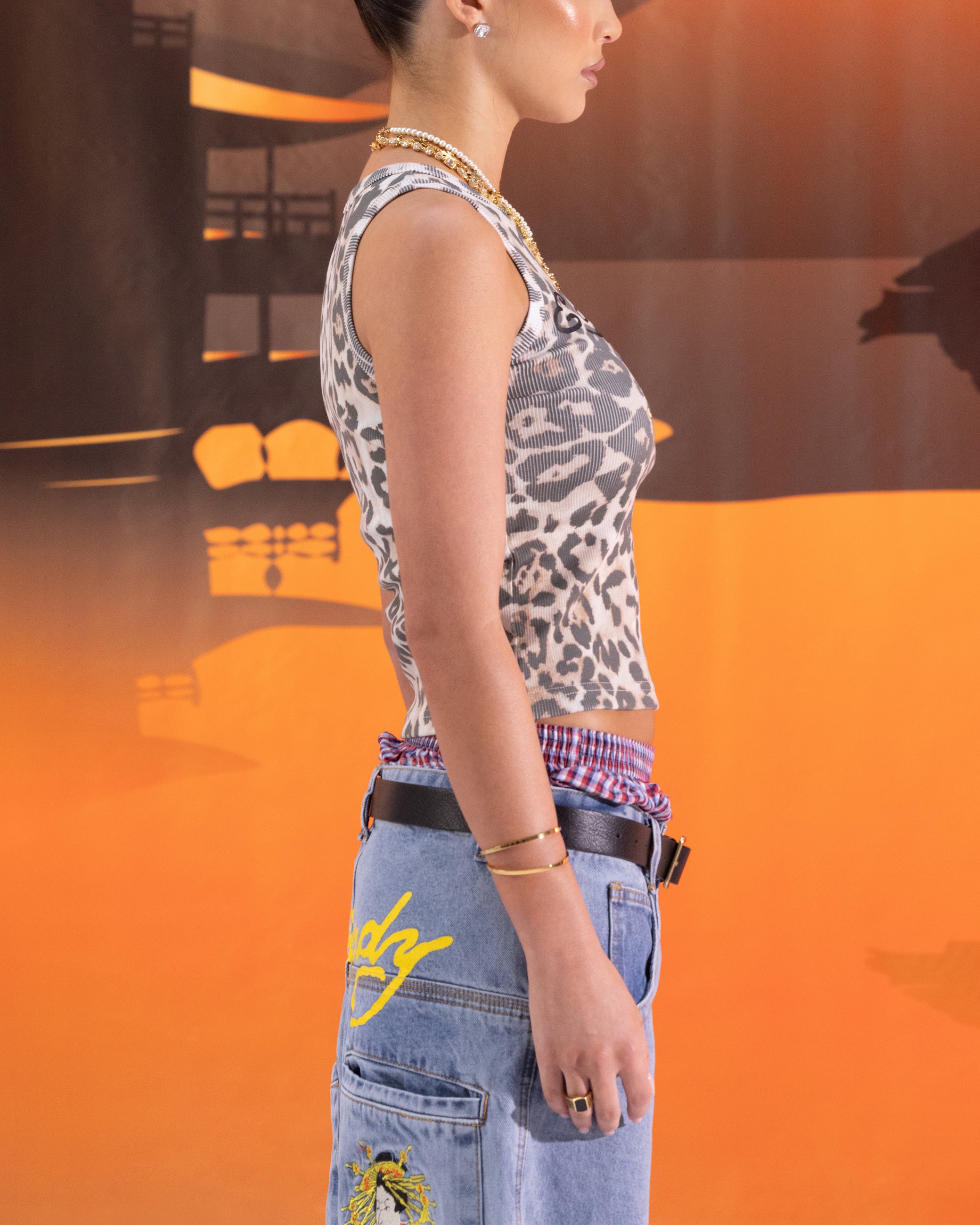 Ed Hardy Women's Leopard Tank Leopard、mySite、zt4zffjzw