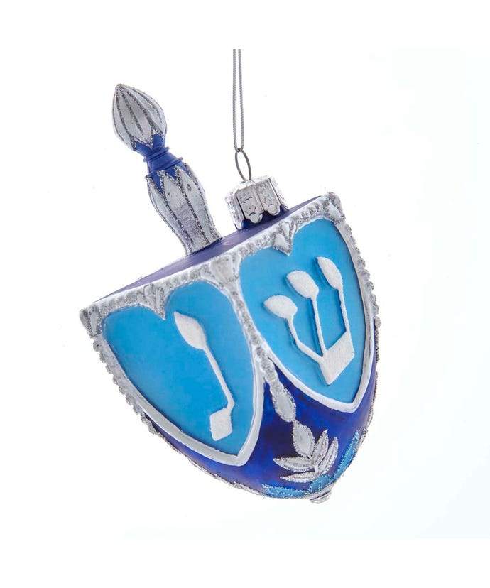 Noble Gems™ Glass Hanukkah Dreidel Ornament、mySite、topwebapps