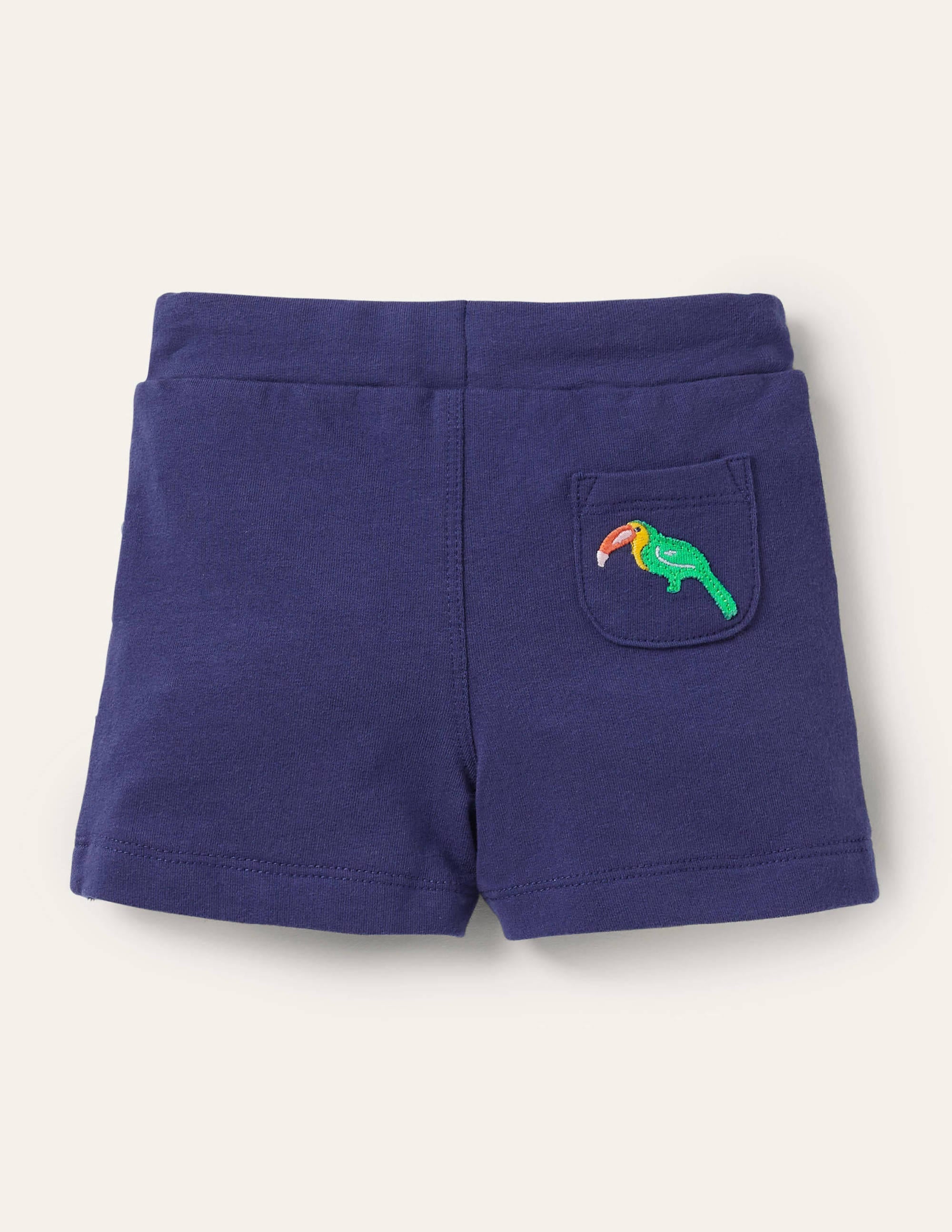  Essential Jersey Shorts-Starboard Blue Jungle Animals、mySite、ashleygrahame